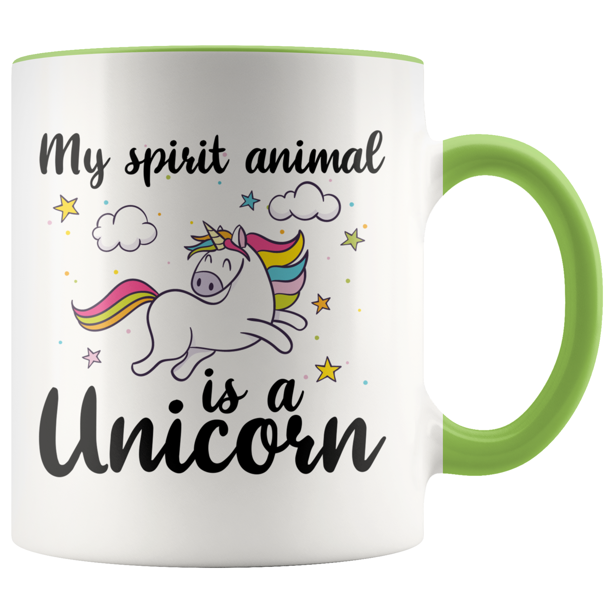 Accent Mug - Spirit Animal is A Unicorn