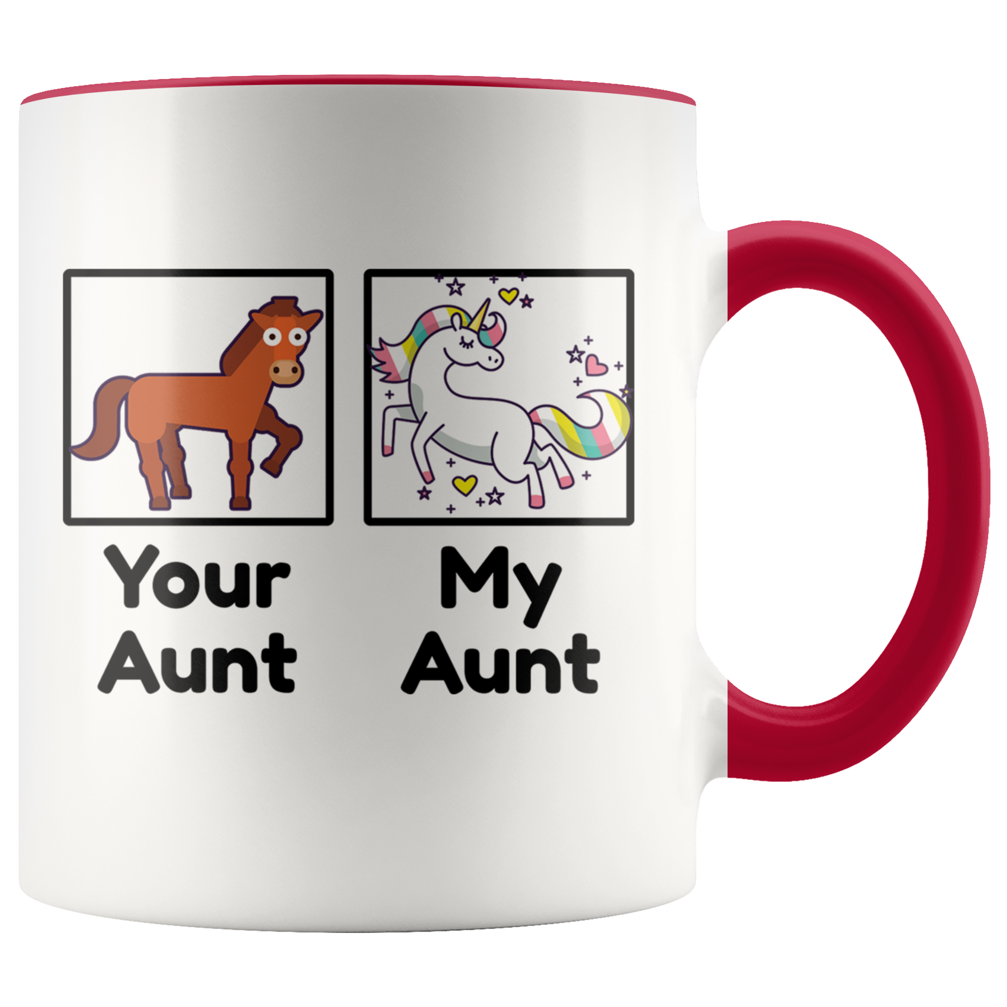 Accent Mug - Your Aunt My Aunt Unicorn