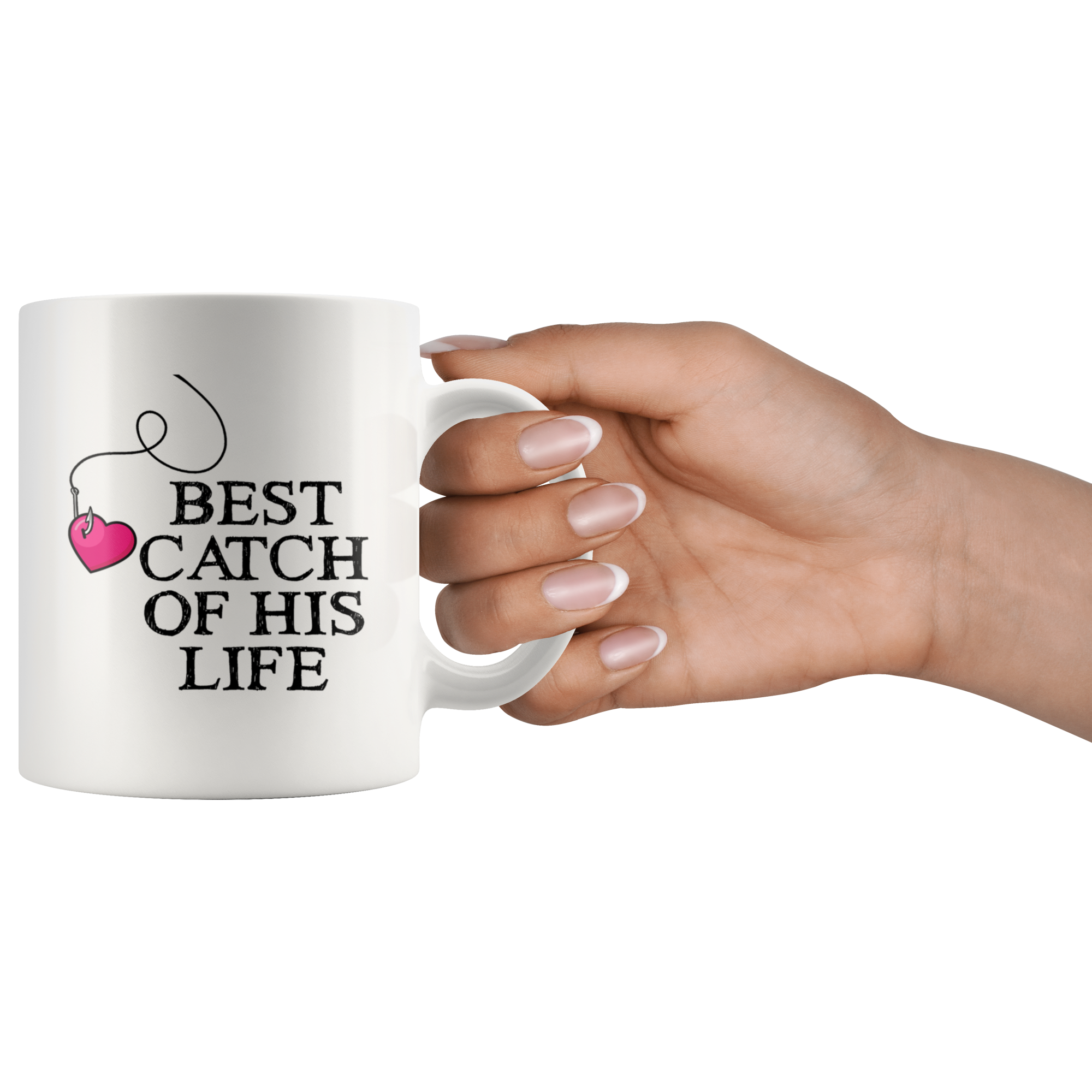 White Mugs - Fishing Matching Mug Best Catch