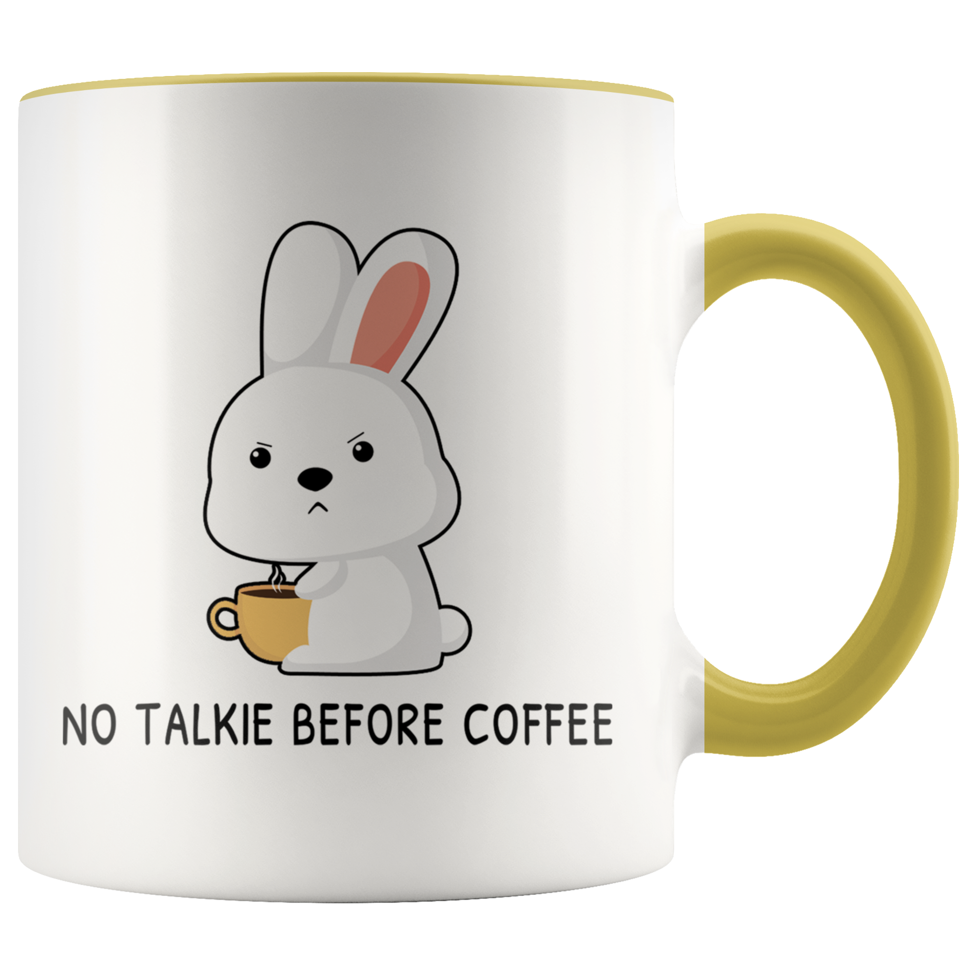 Accent Mug - No Talkie Before Coffee