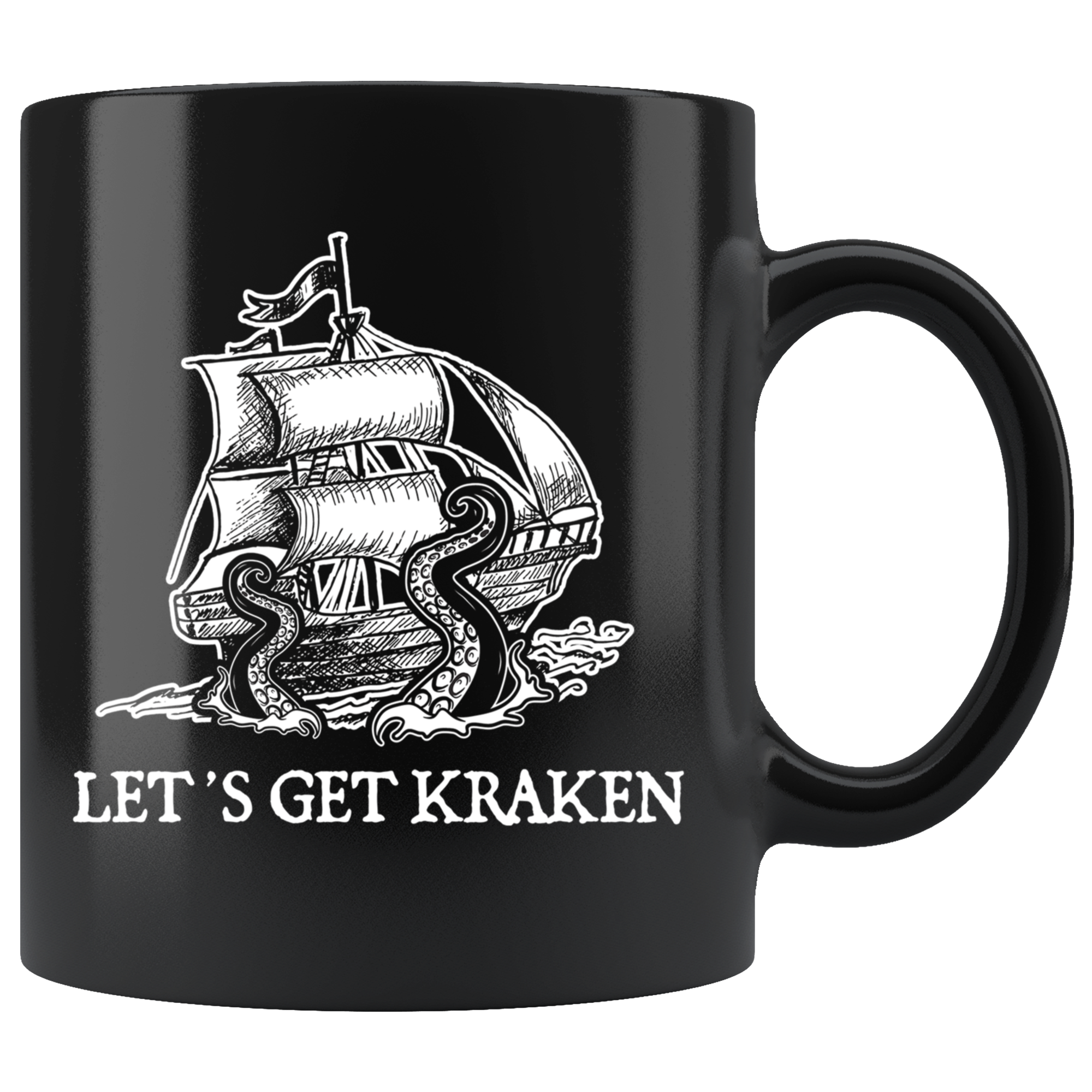 Black Mug - Let's Get Kraken