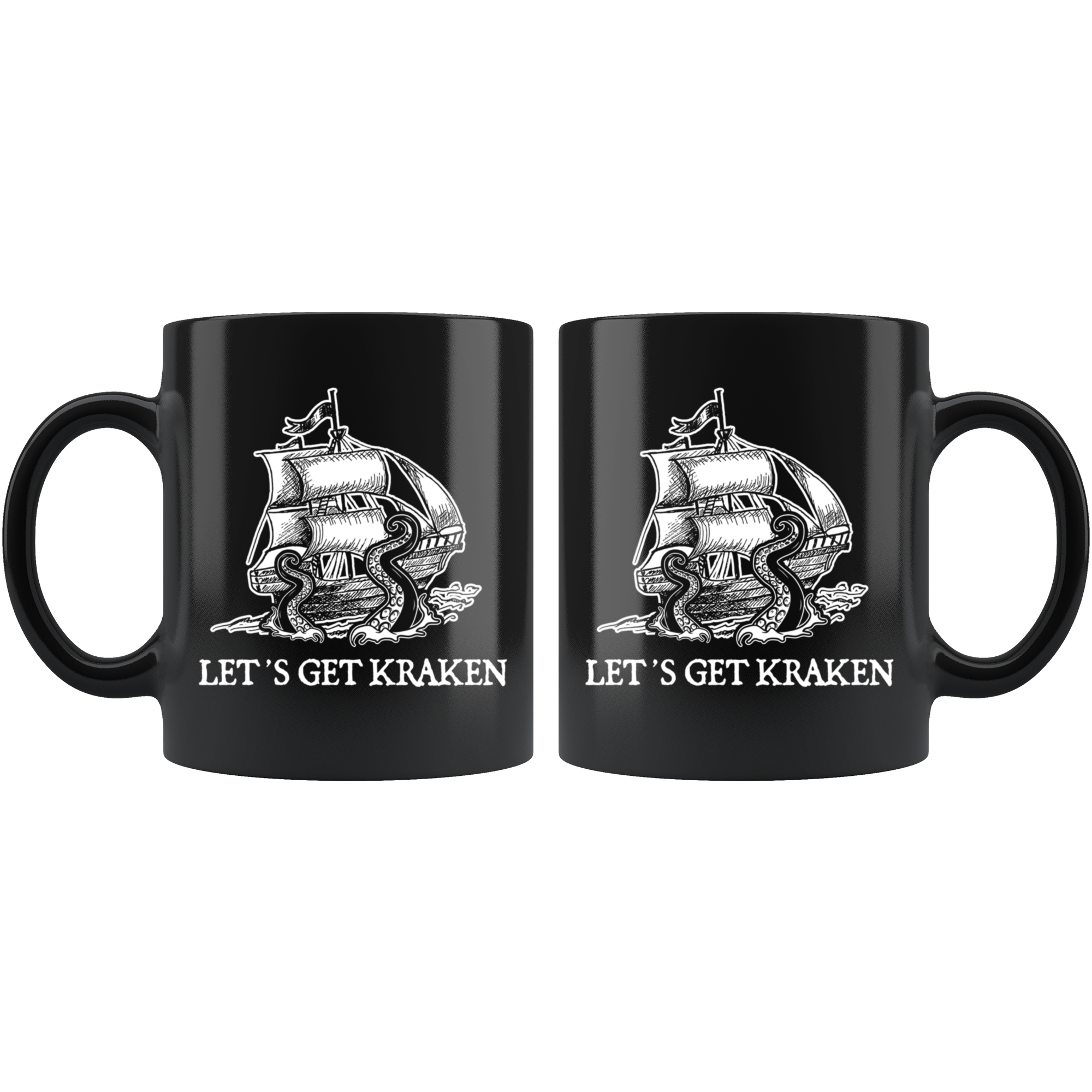 Black Mug - Let's Get Kraken