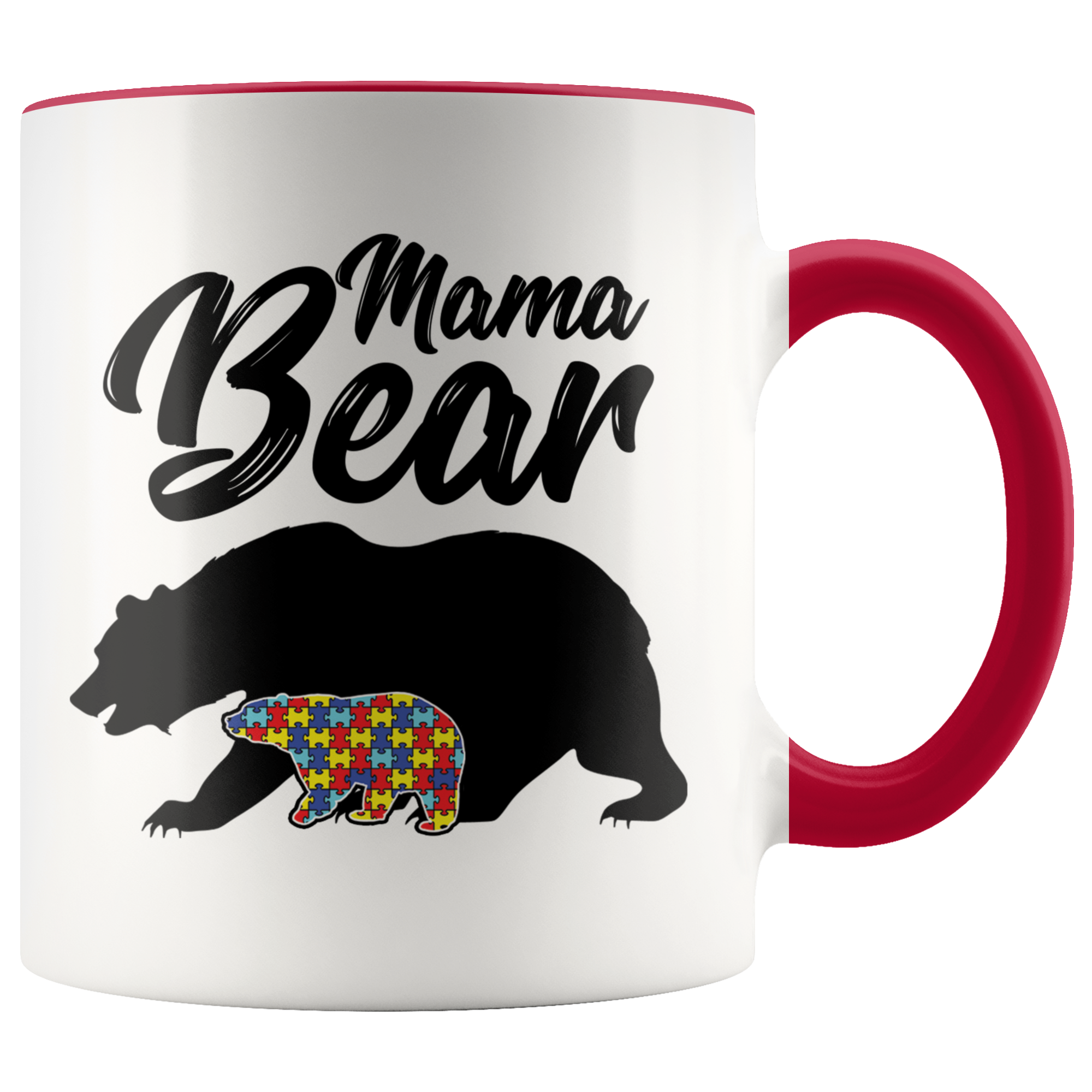 Accent Mug - Autism Mama Bear