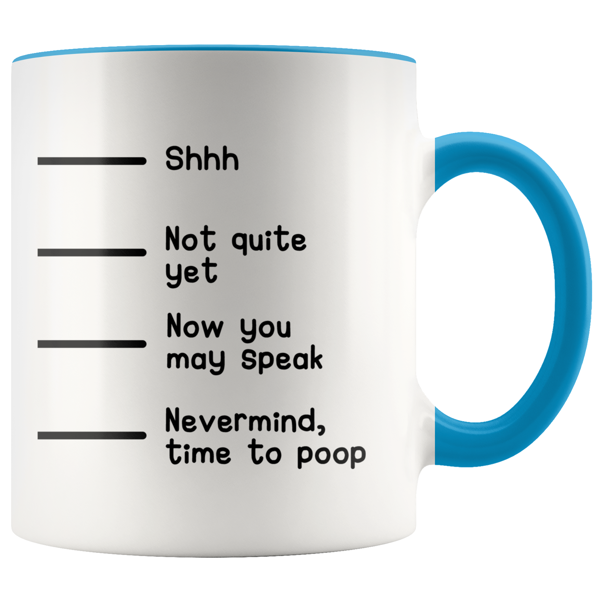 Accent Mug - Time To Poop