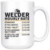 White Mug - Welder Hourly Rate