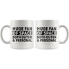 White 11oz Mug - Huge Fan Of Space