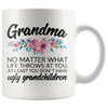 White 11oz Mug - Grandma Ugly Grandchildren