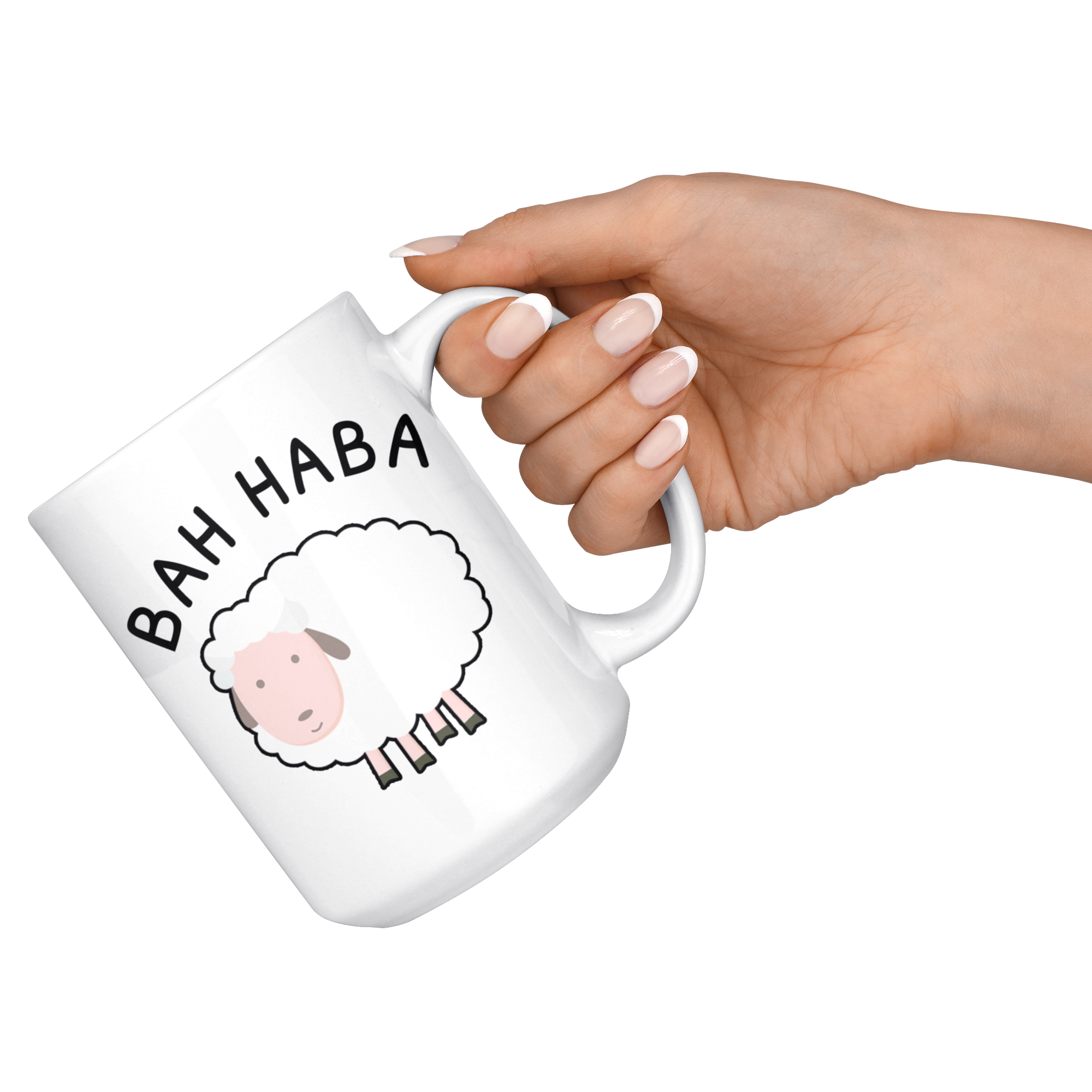 White 15oz Mug - Bah Haba Bar Harbor Maine