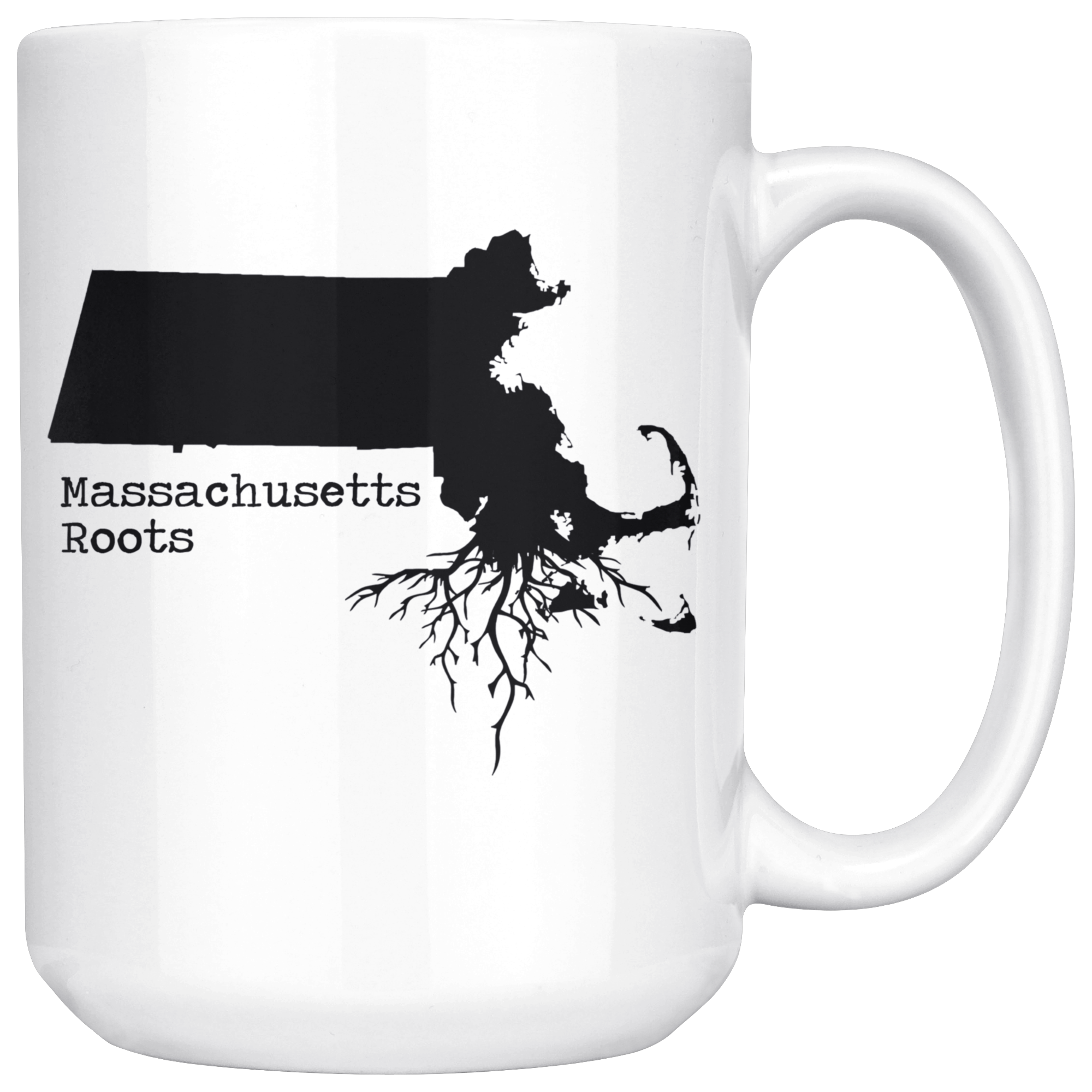 White Mugs - Massachusetts Roots