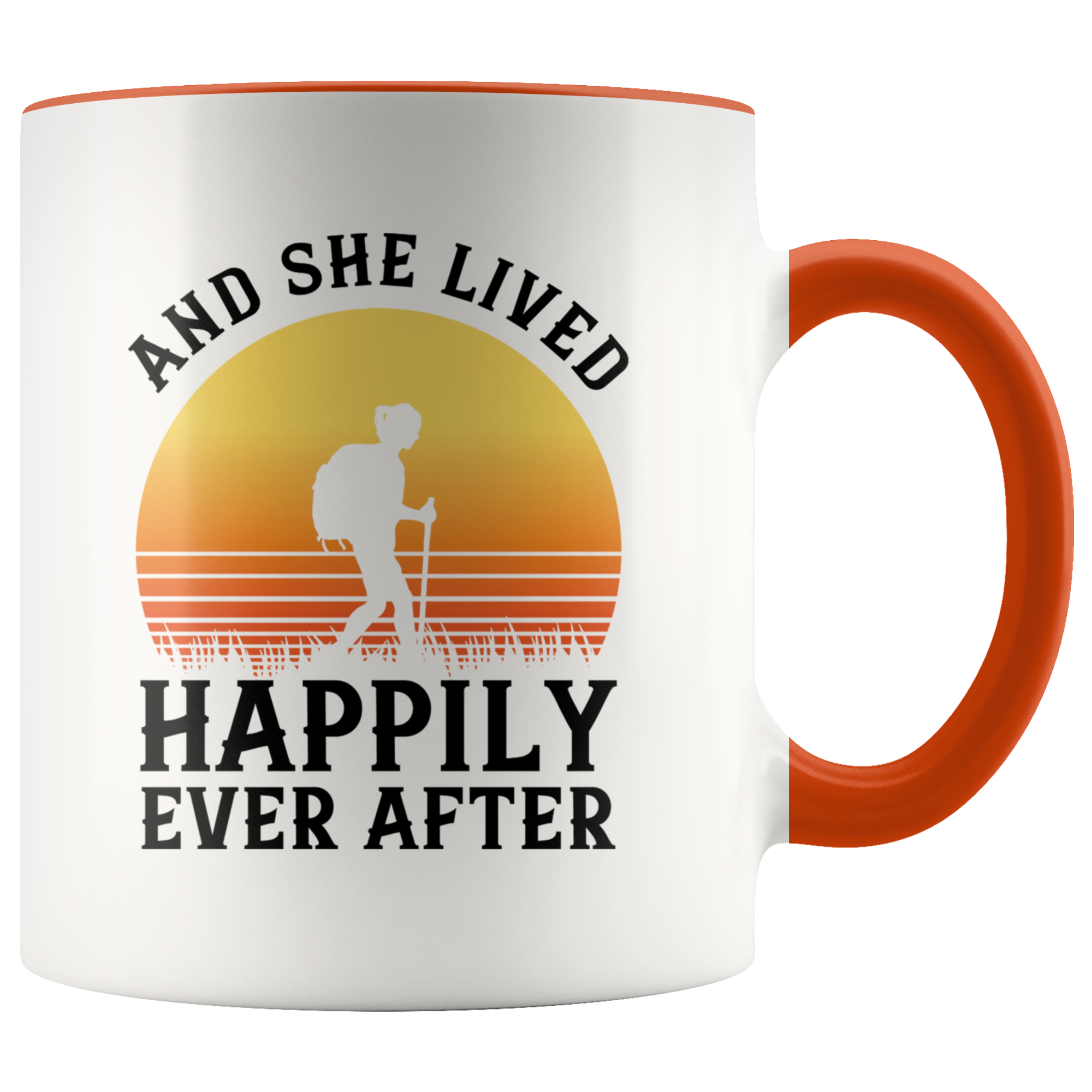 Accent Mug - Hiking Girl Happily Ever After