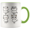 Accent Mug - Un Deux Trois Cat