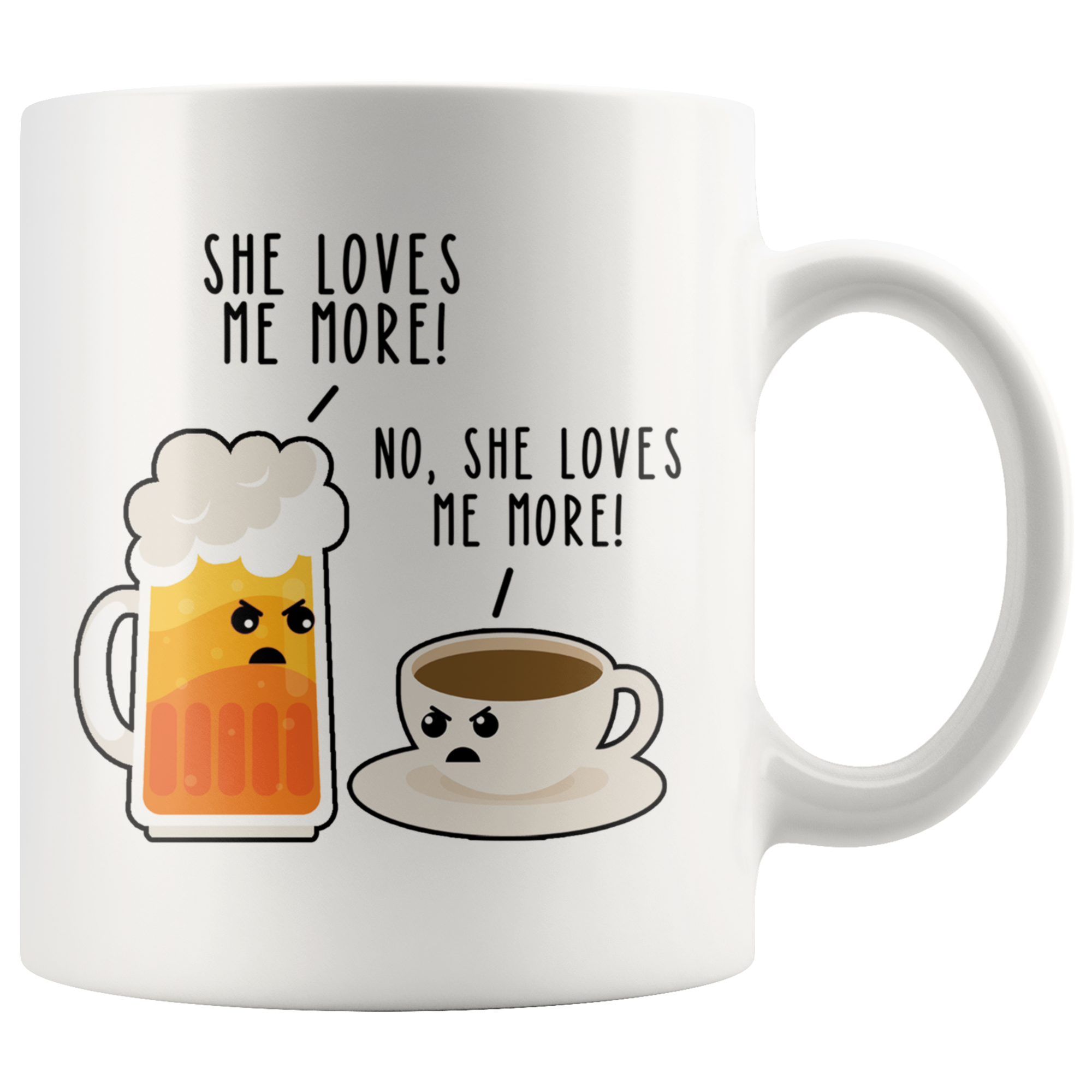 She Loves Beer Mug White Mugs