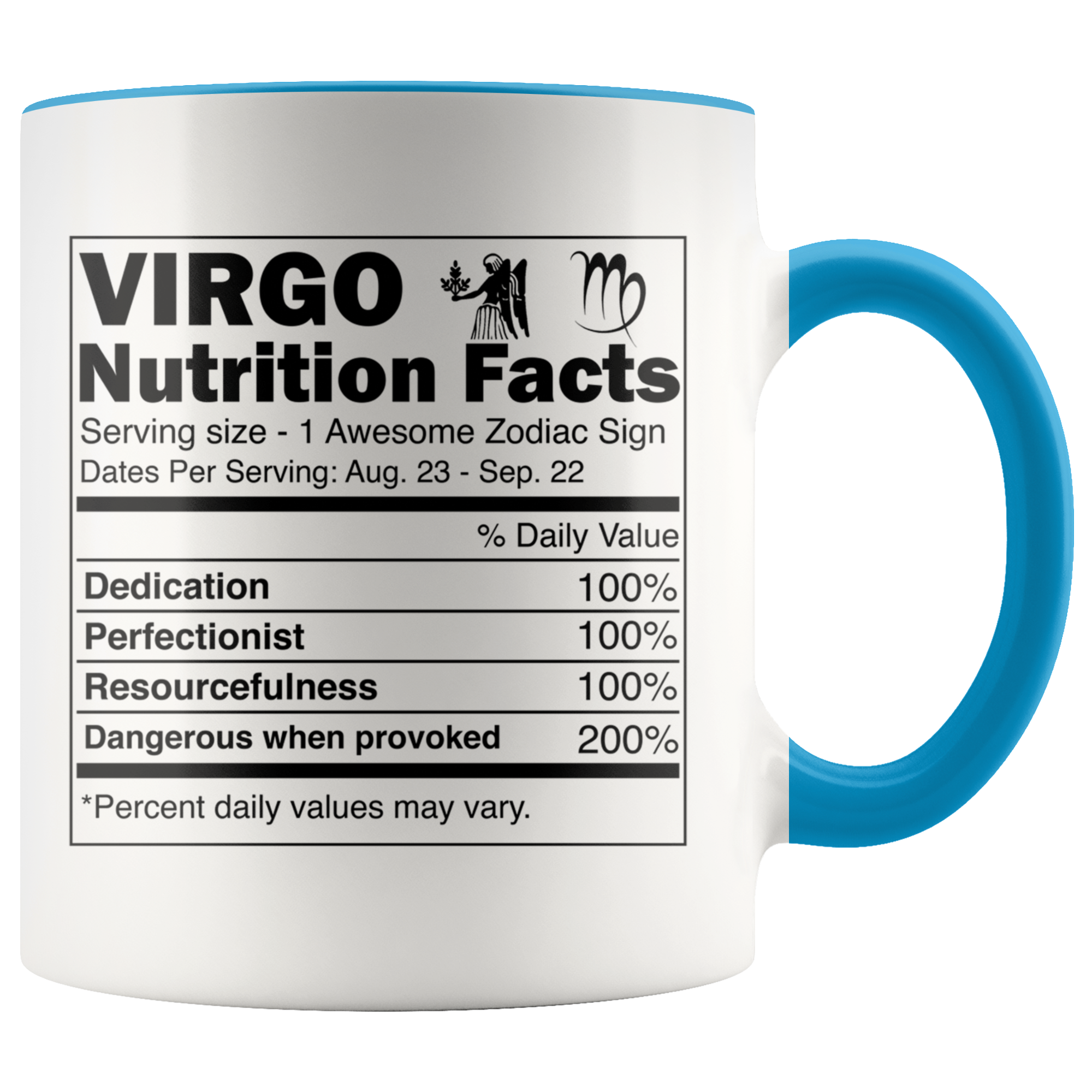 Accent Mug - Virgo Nutrition Facts