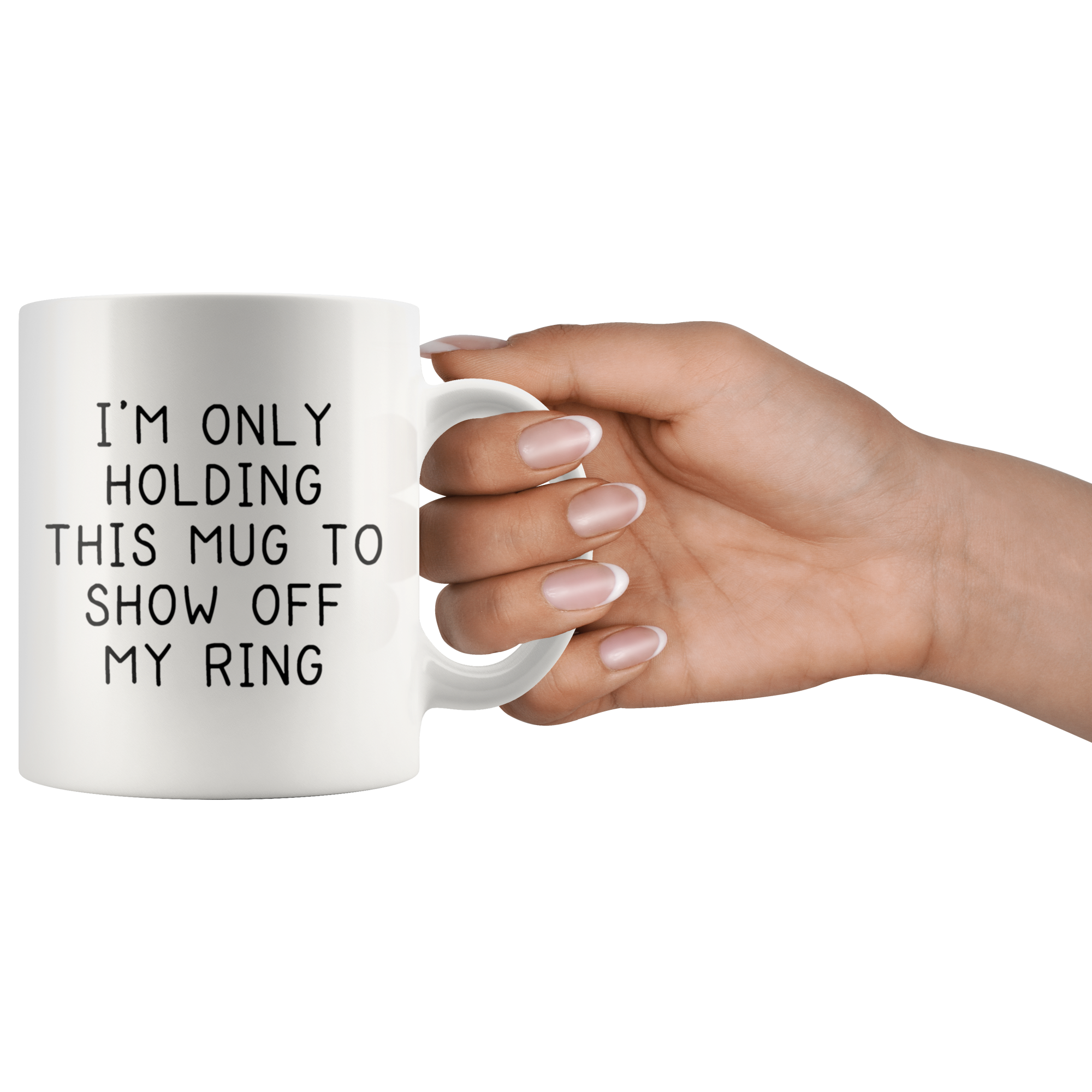 White Mugs - Only Holding This Mug To Show Off My Ring