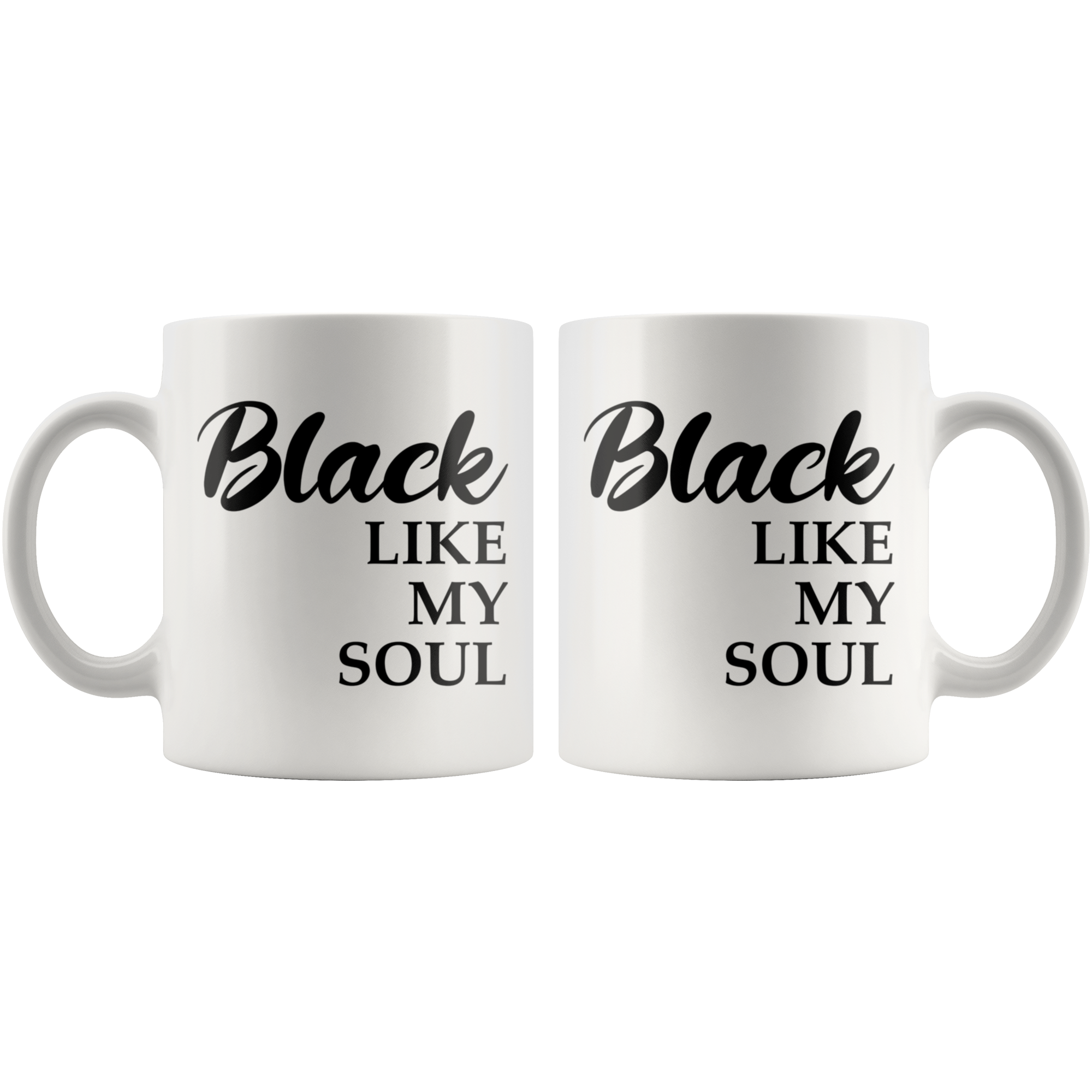 White Mugs - Black Like My Soul