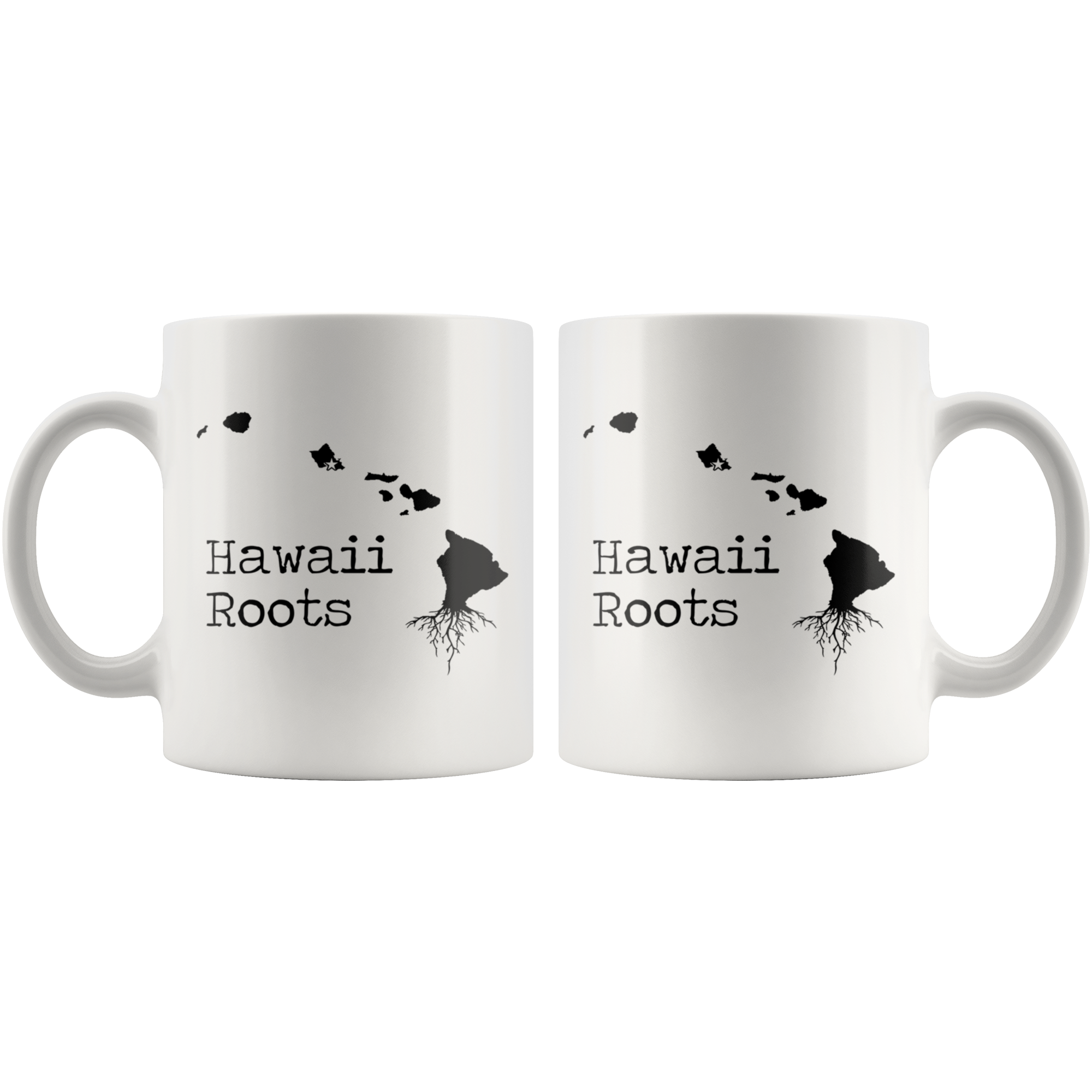 White Mugs - Hawaii Roots
