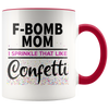 Accent Mug - F Bomb Mom