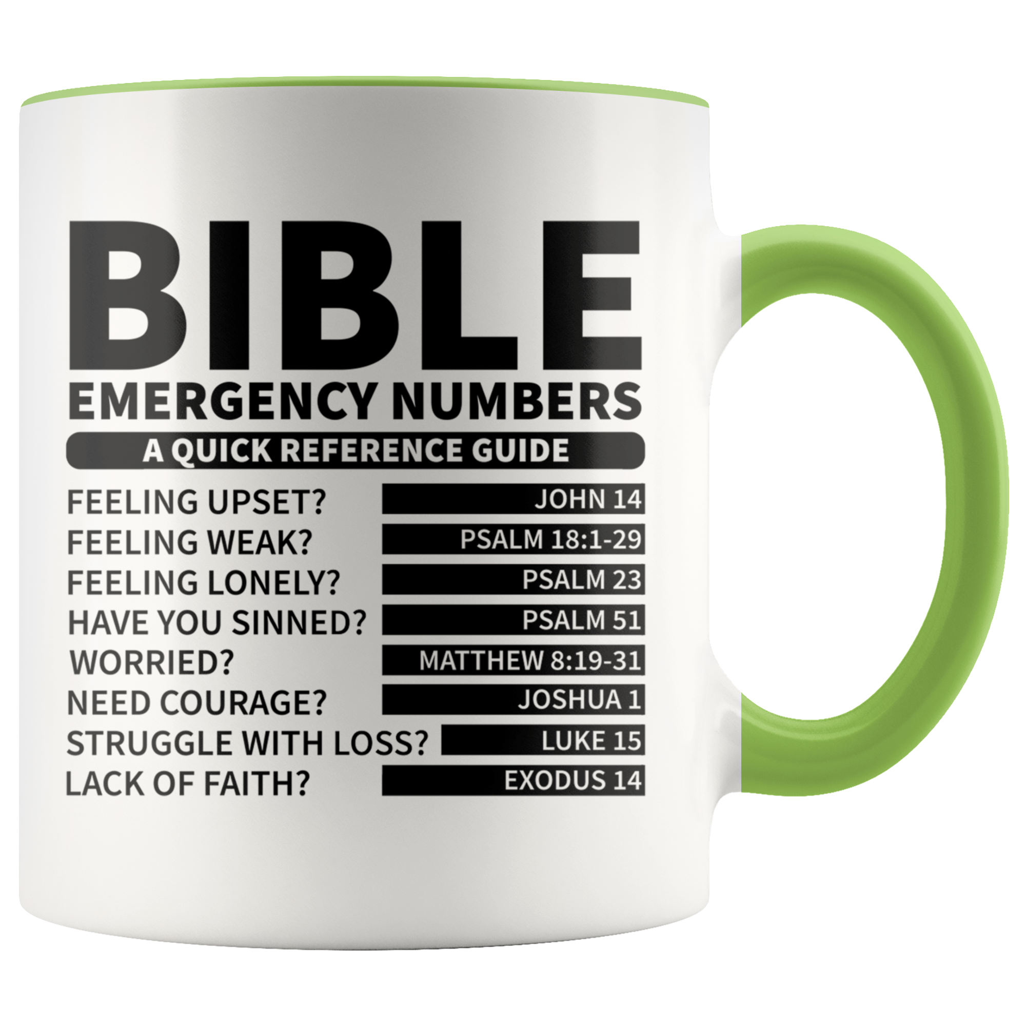 Accent Mug - Bible Reference Mug