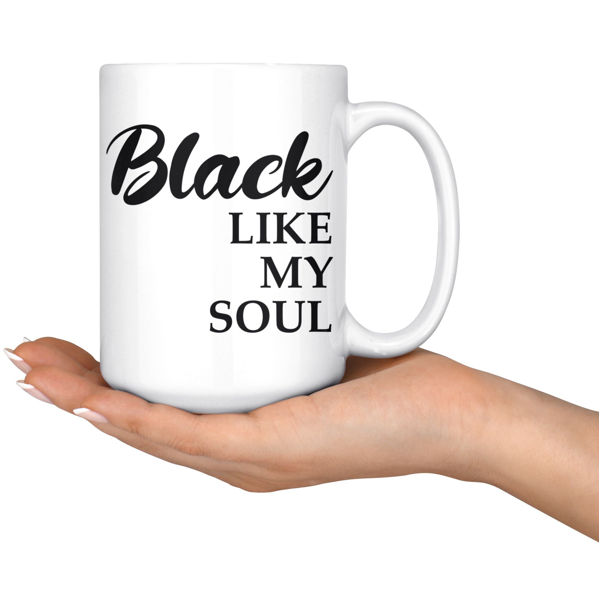 White Mugs - Black Like My Soul