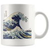 White 11oz Mug - Great Wave Off Kanagawa