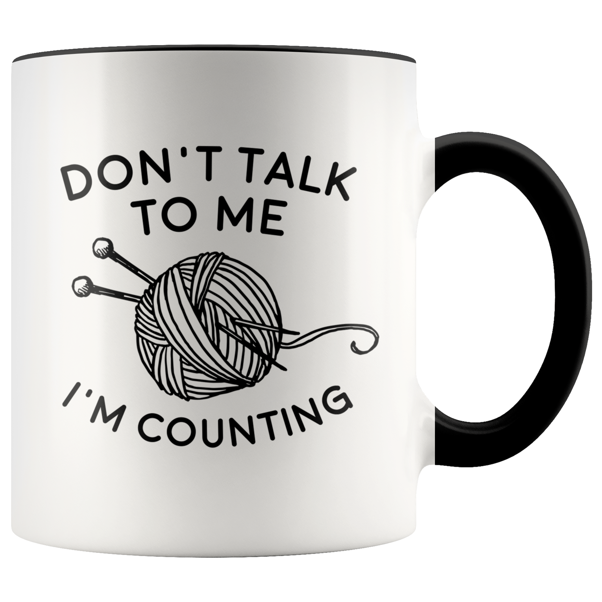Accent Mug - Don't Talk I'm Counting