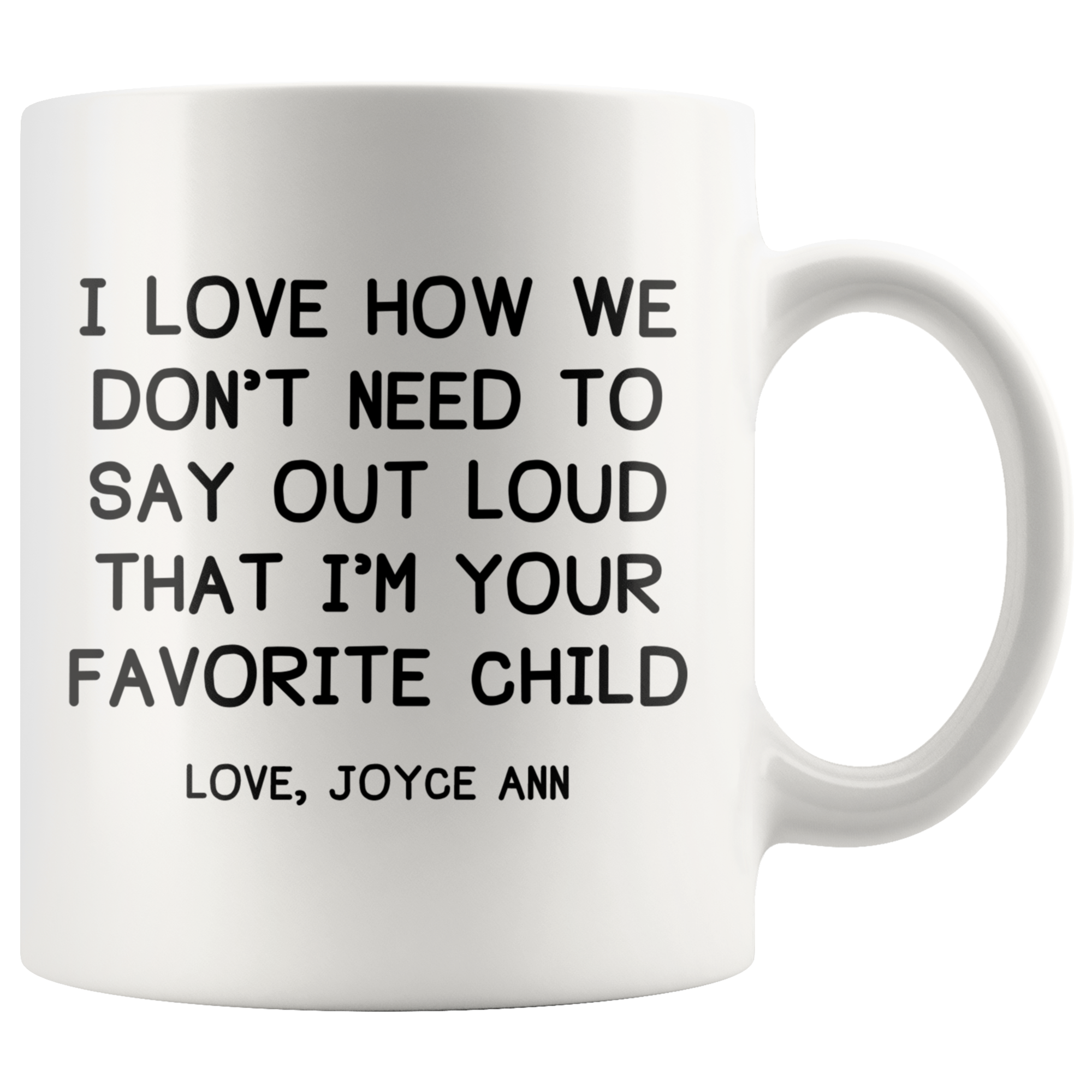 Joyce Ann Custom Accent Mug