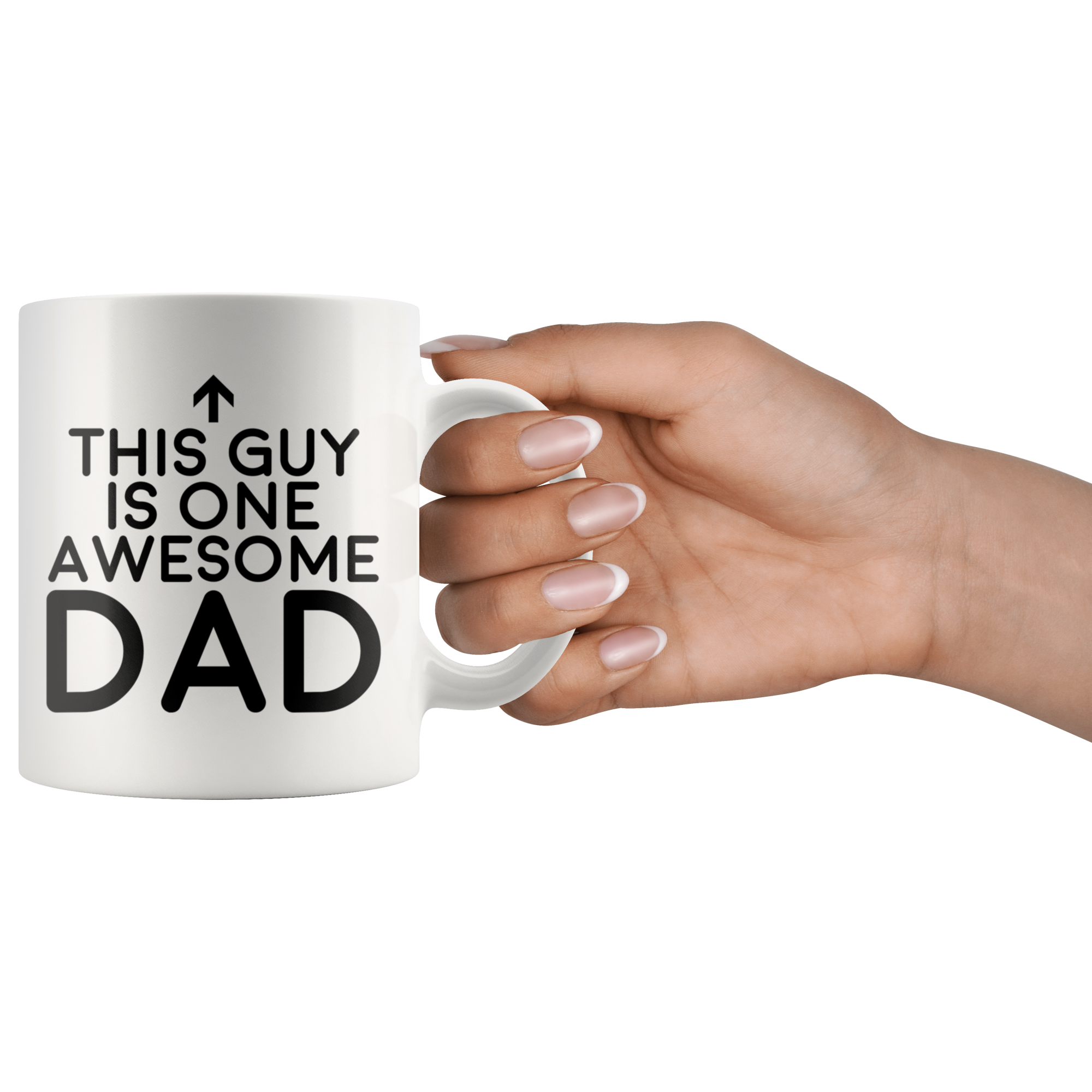 White 11oz Mug - This Guy Is One Awesome Dad