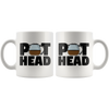 White 11oz Mug - Coffee Pot Head