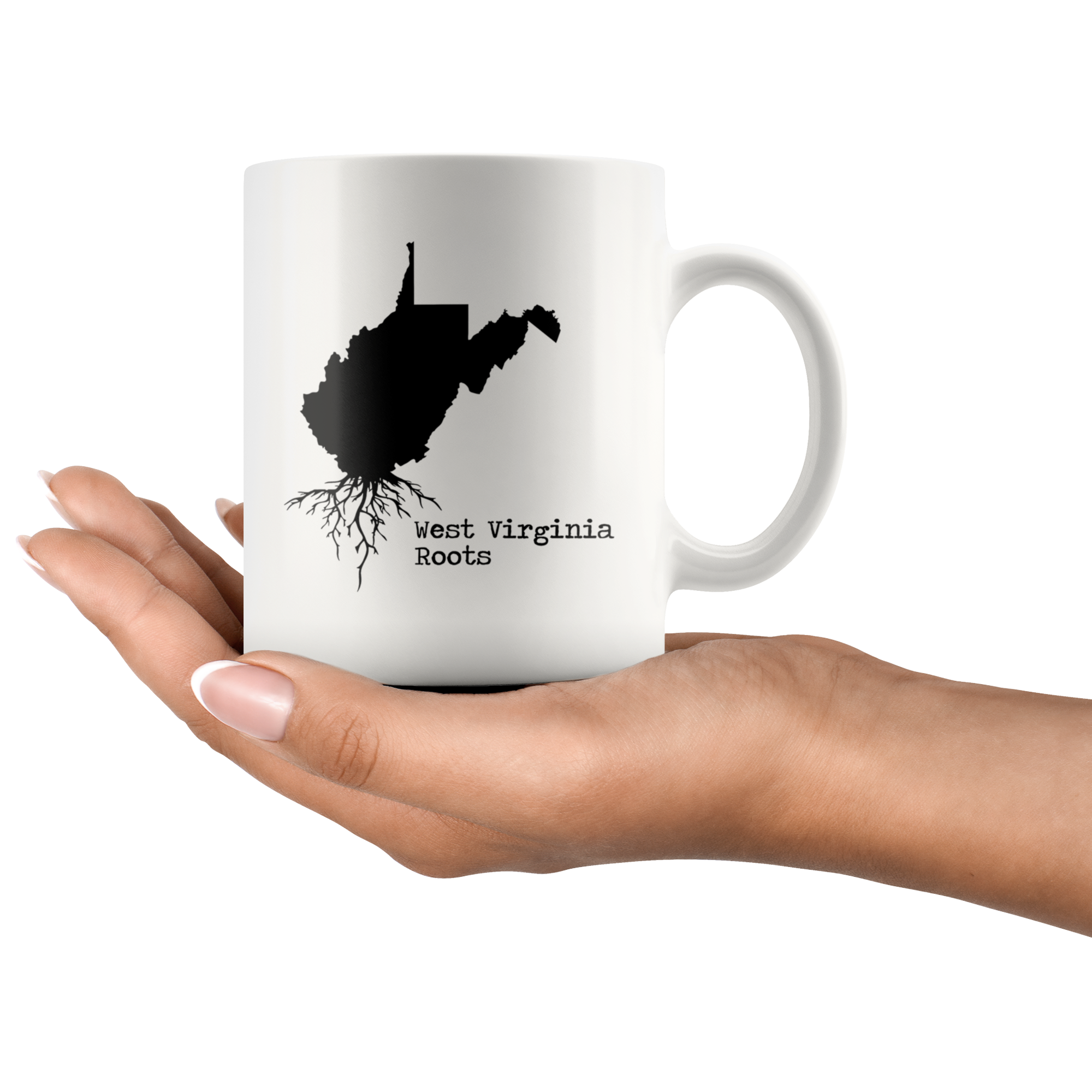 White Mugs - West Virginia Roots