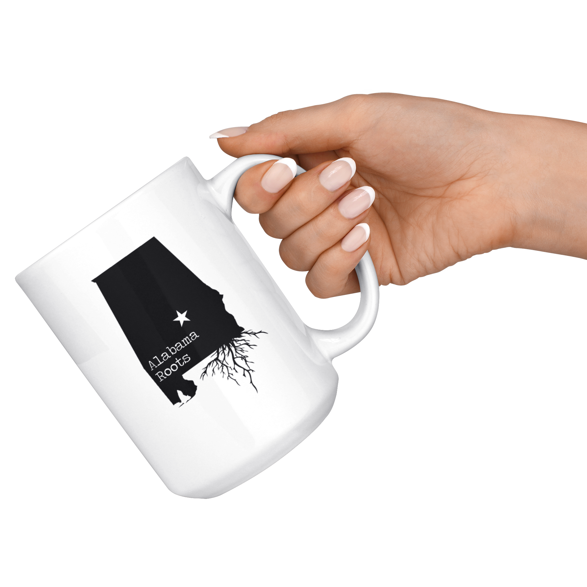 White Mugs - Alabama Roots