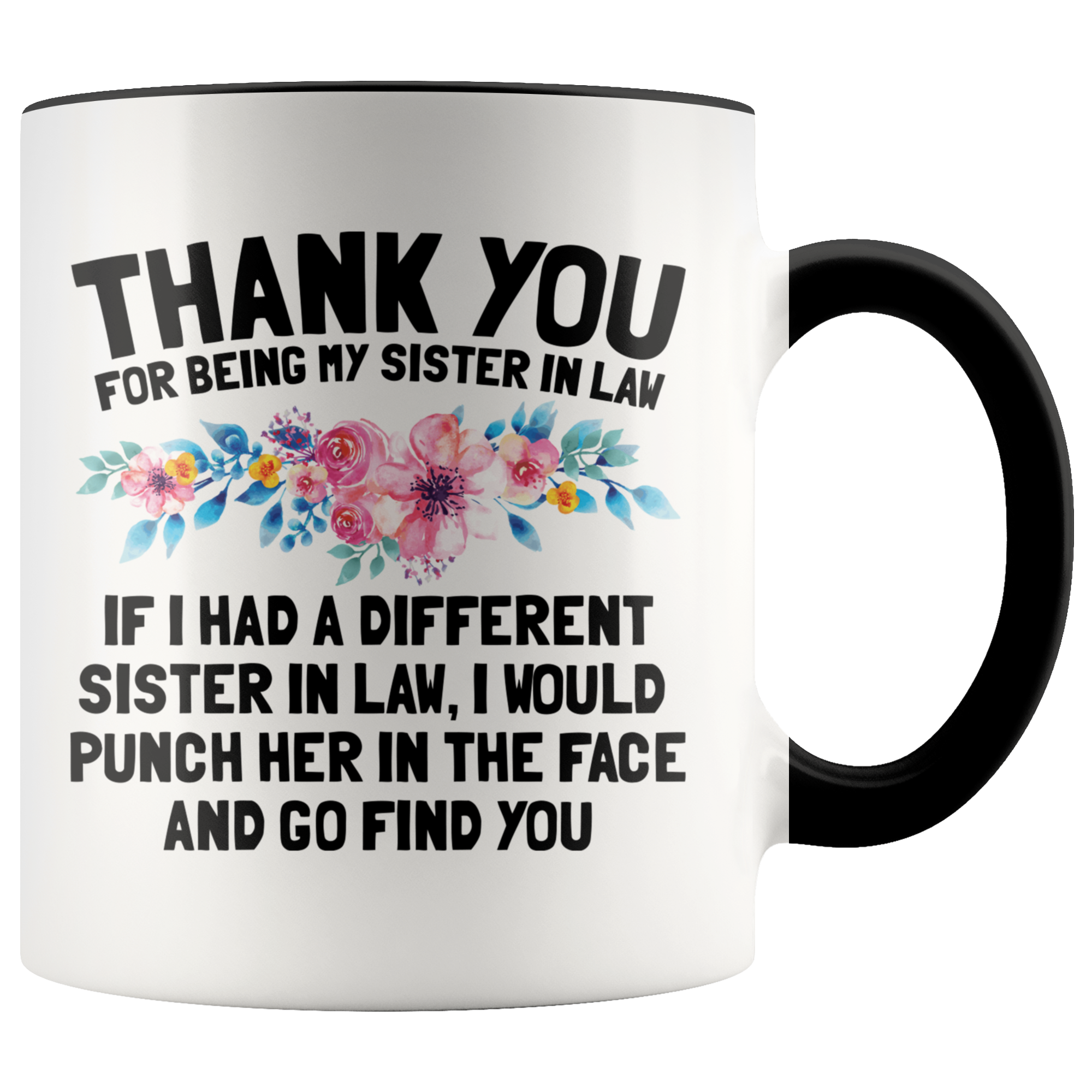 Accent Mug - Sister In Law Punch In Face