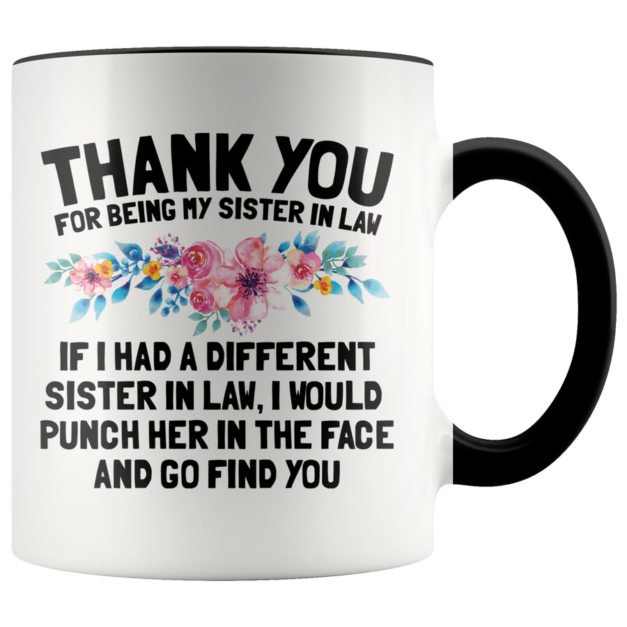 Accent Mug - Sister In Law Punch In Face