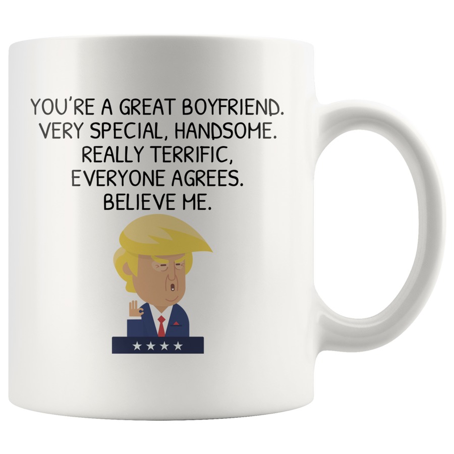 White 11oz Mug - Trump Boyfriend