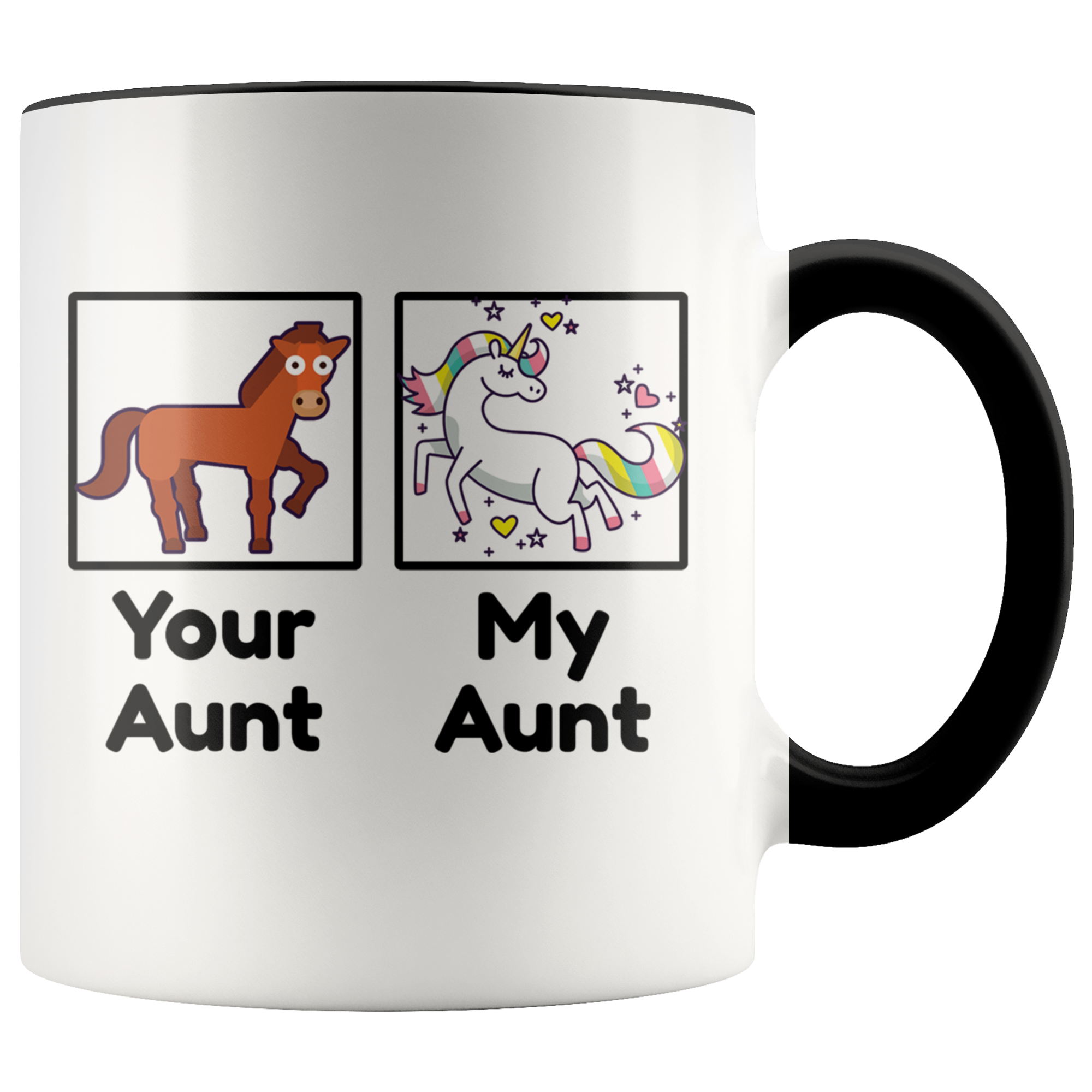 Accent Mug - Your Aunt My Aunt Unicorn
