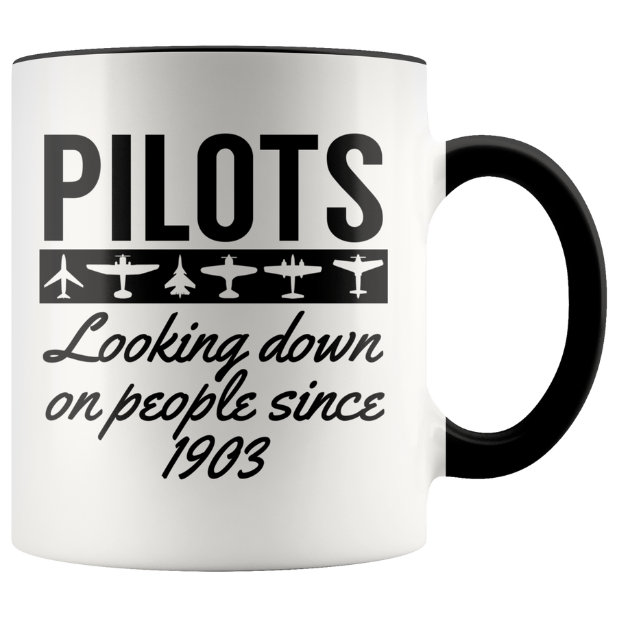 Accent Mug - Pilots Looking Down On People