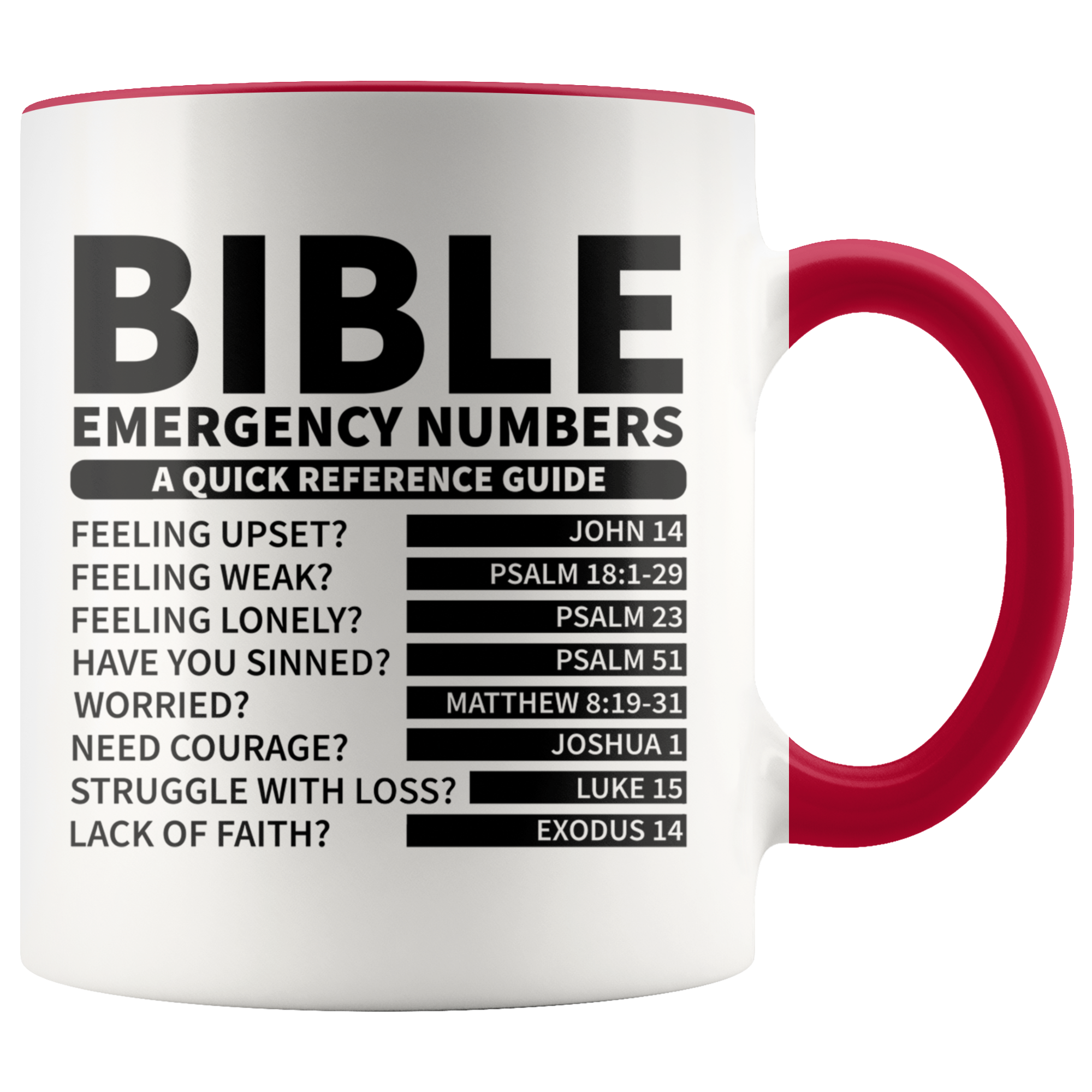 Accent Mug - Bible Reference Mug