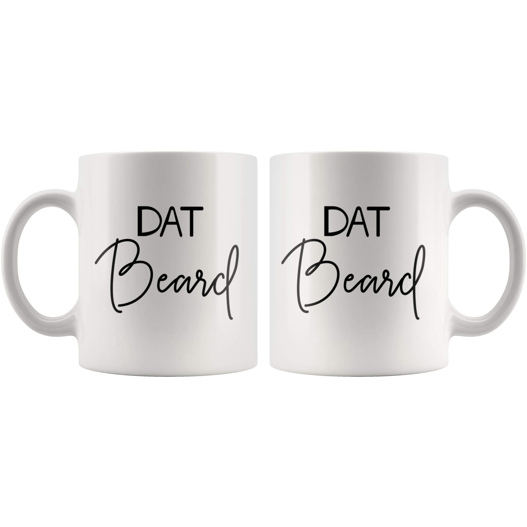 White Mugs - Dat Beard