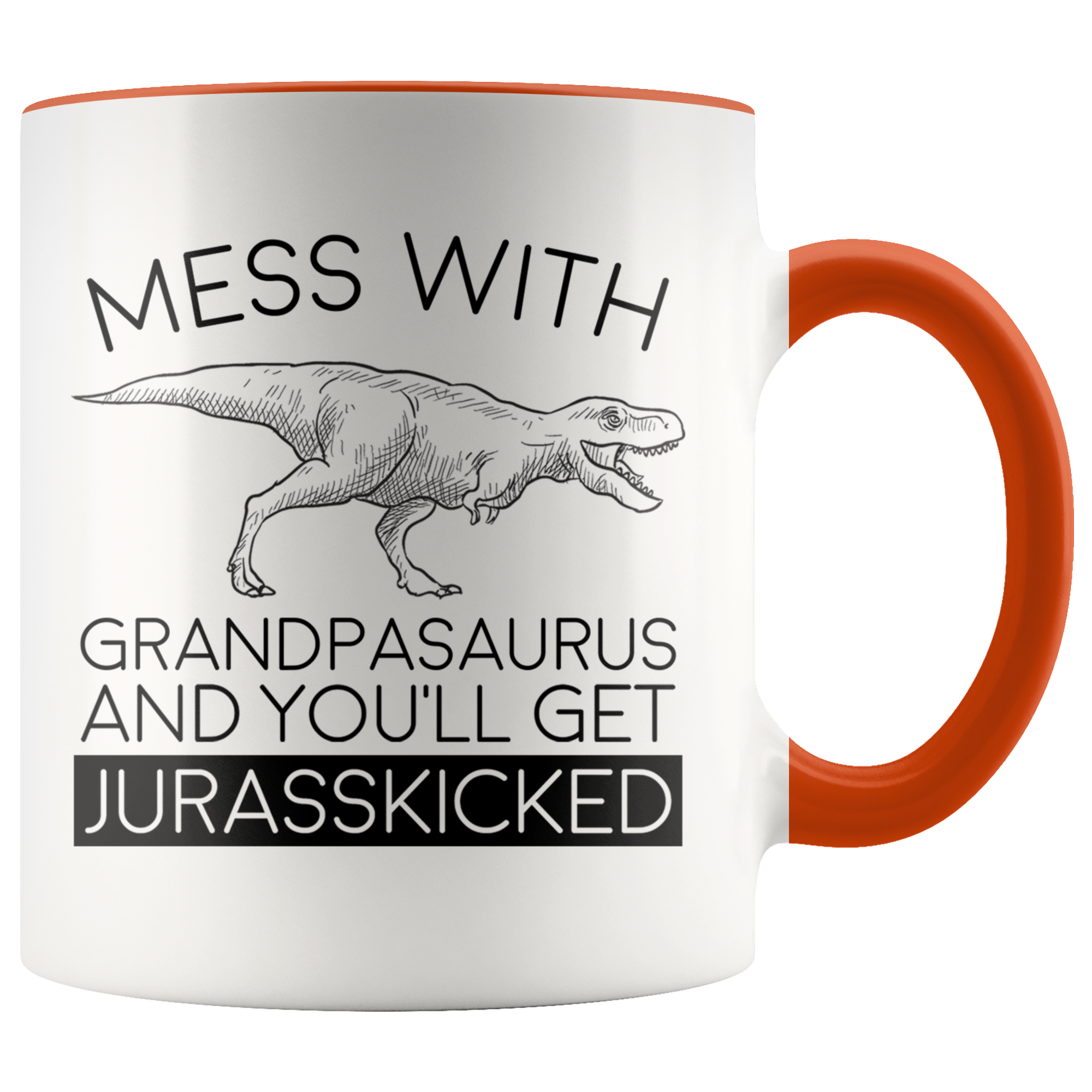 Accent Mug - Grandpasaurus Mug