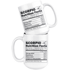 White 15oz Mug - Scorpio Zodiac Nutrition