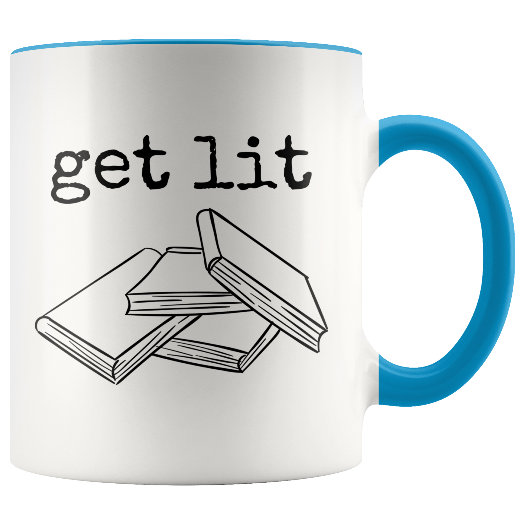 Accent Mug - Books Get Lit