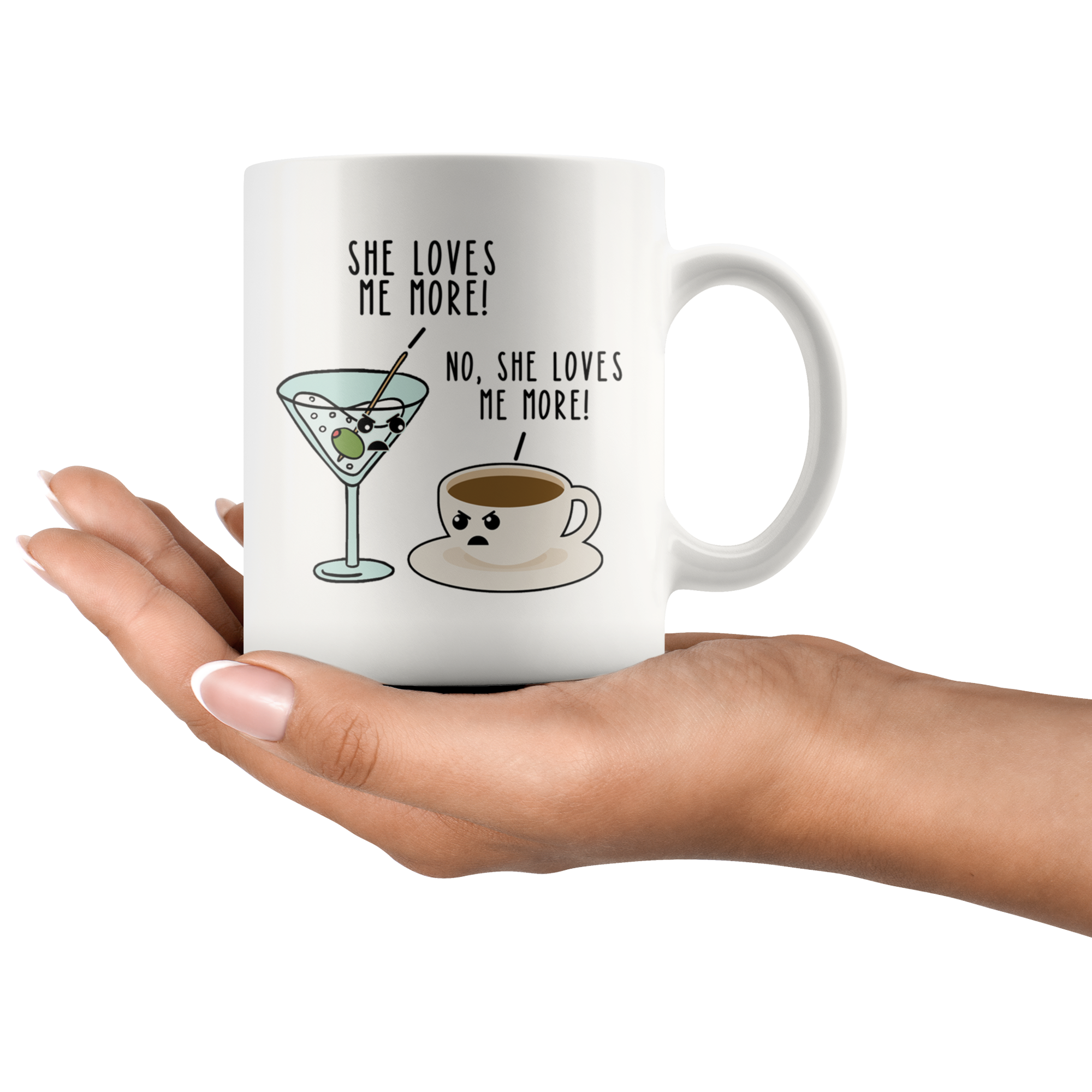 White 11oz Mug - Martini Coffee