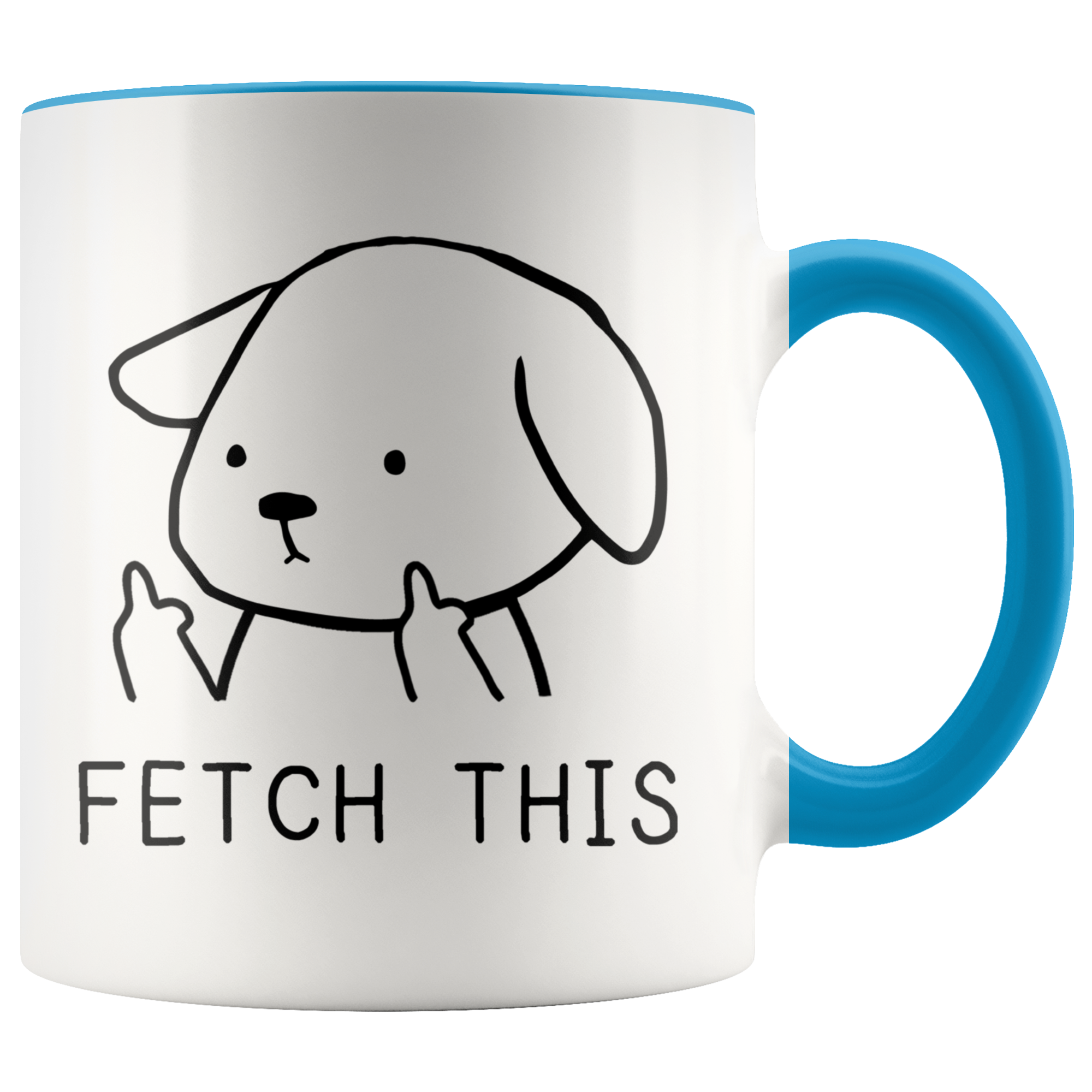 Accent Mug - Fetch This Dog