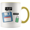 Accent Mug - Floppy Disk USB Father Mug