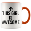 Accent Mug - This Girl Is Awesome