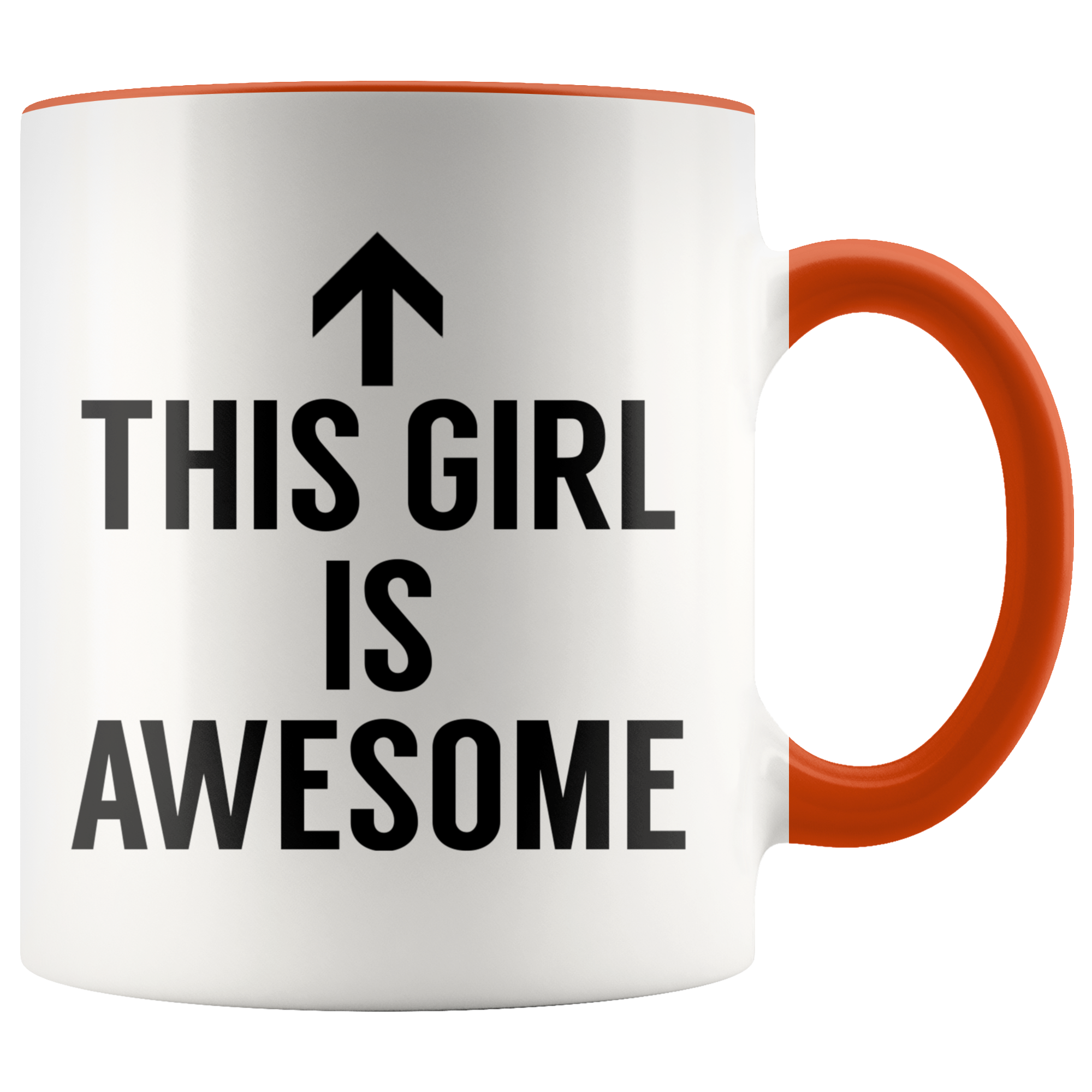 Accent Mug - This Girl Is Awesome