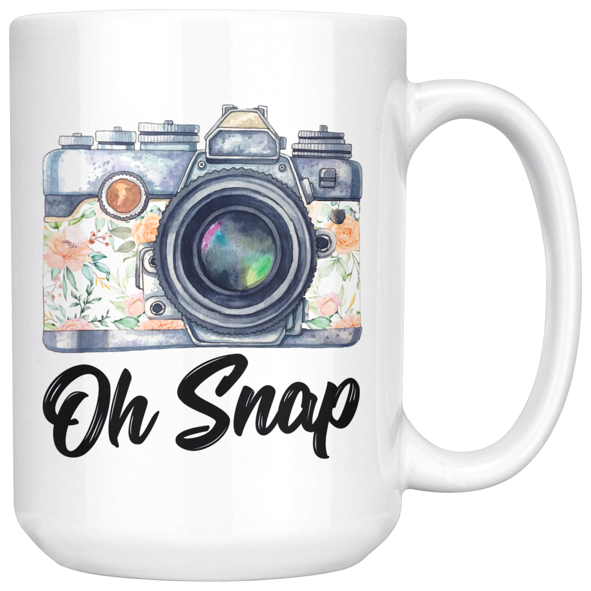 White 15oz Mug - Photography Oh Snap
