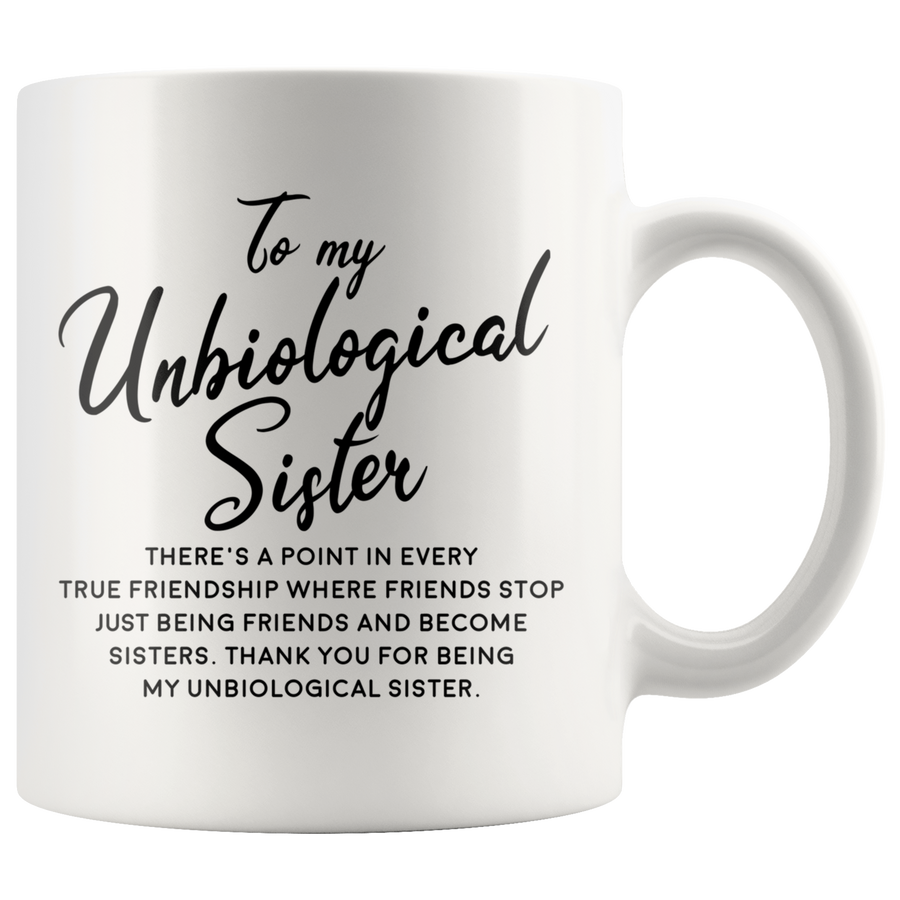 White Mugs - Unbiological Sister