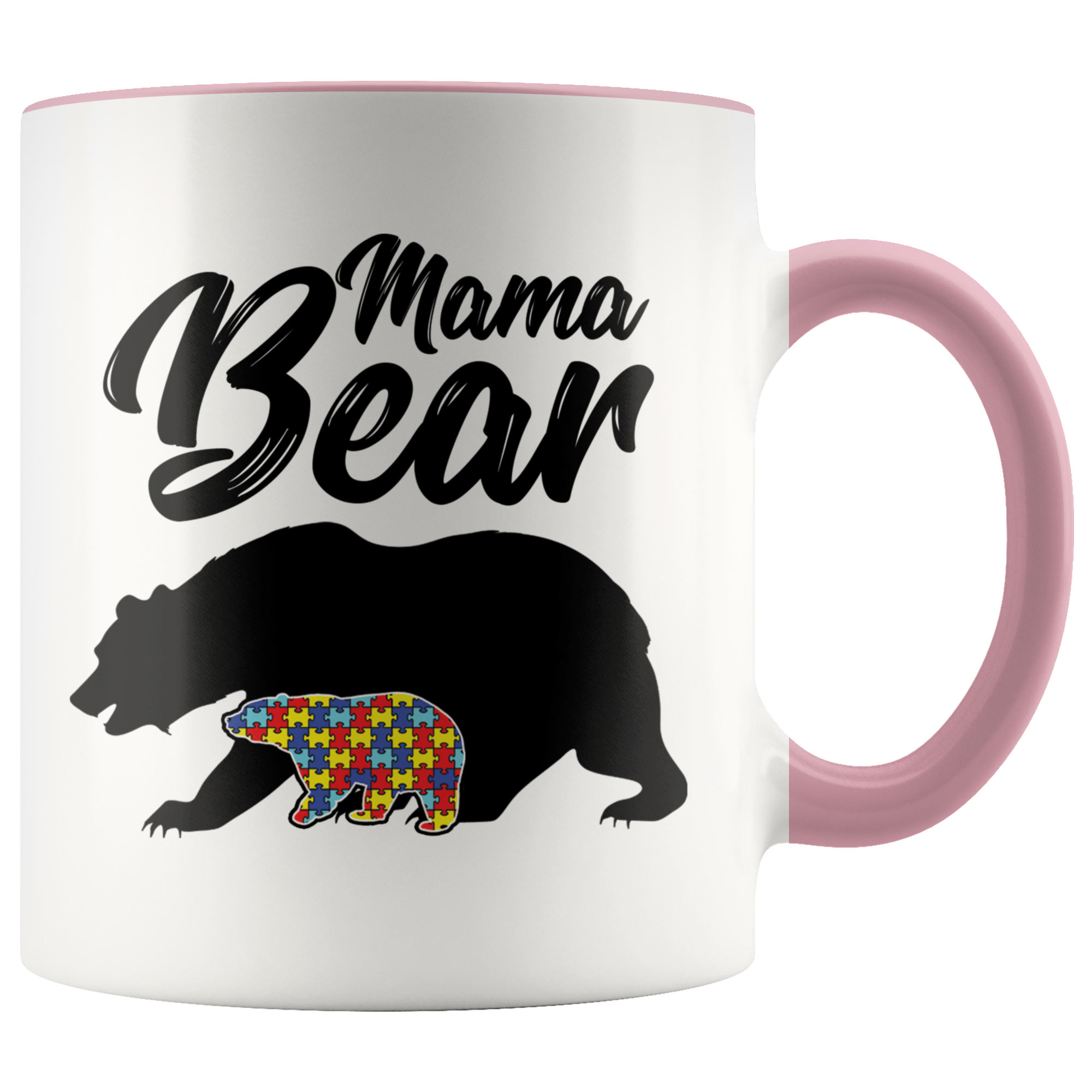 Accent Mug - Autism Mama Bear