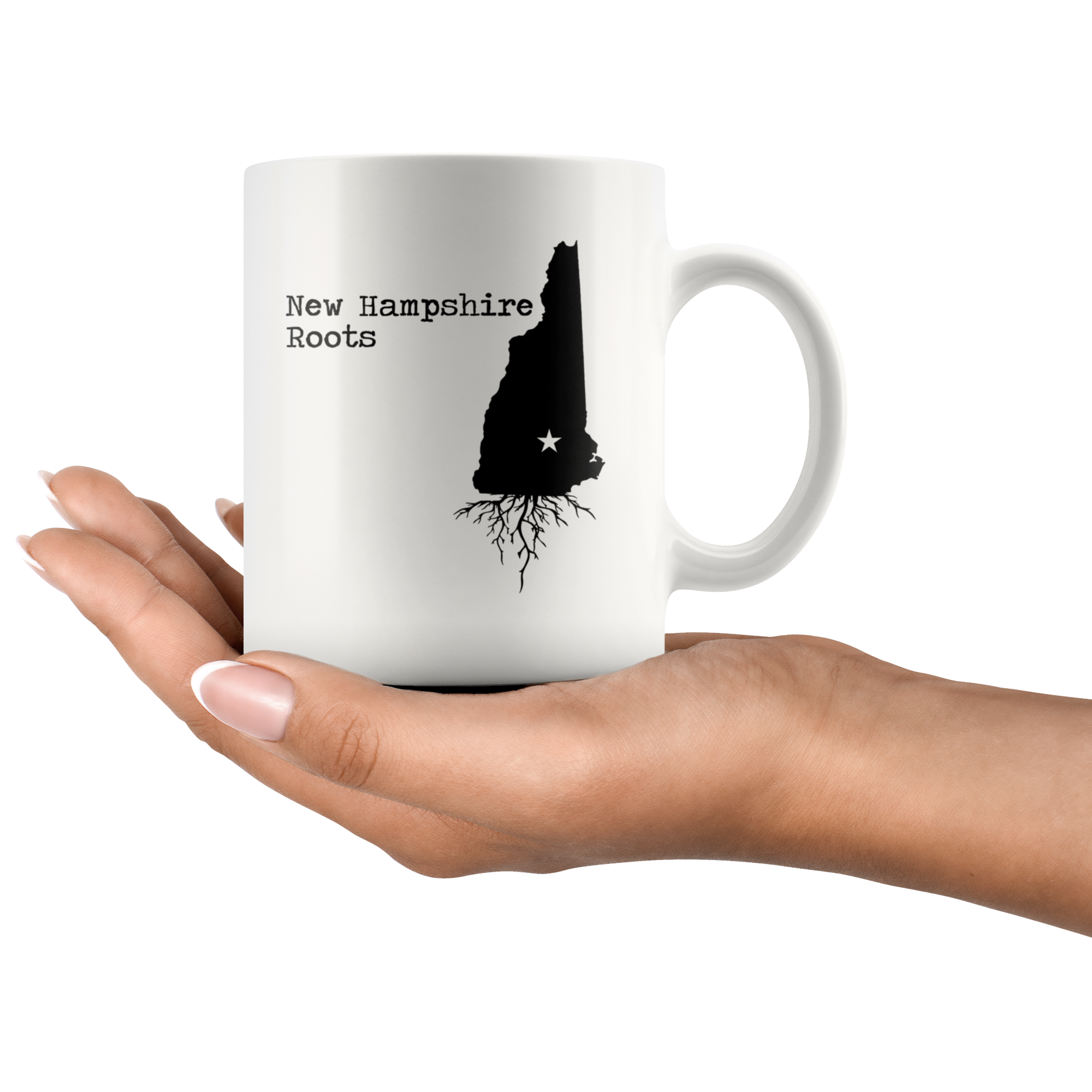 White Mugs - New Hampshire Roots