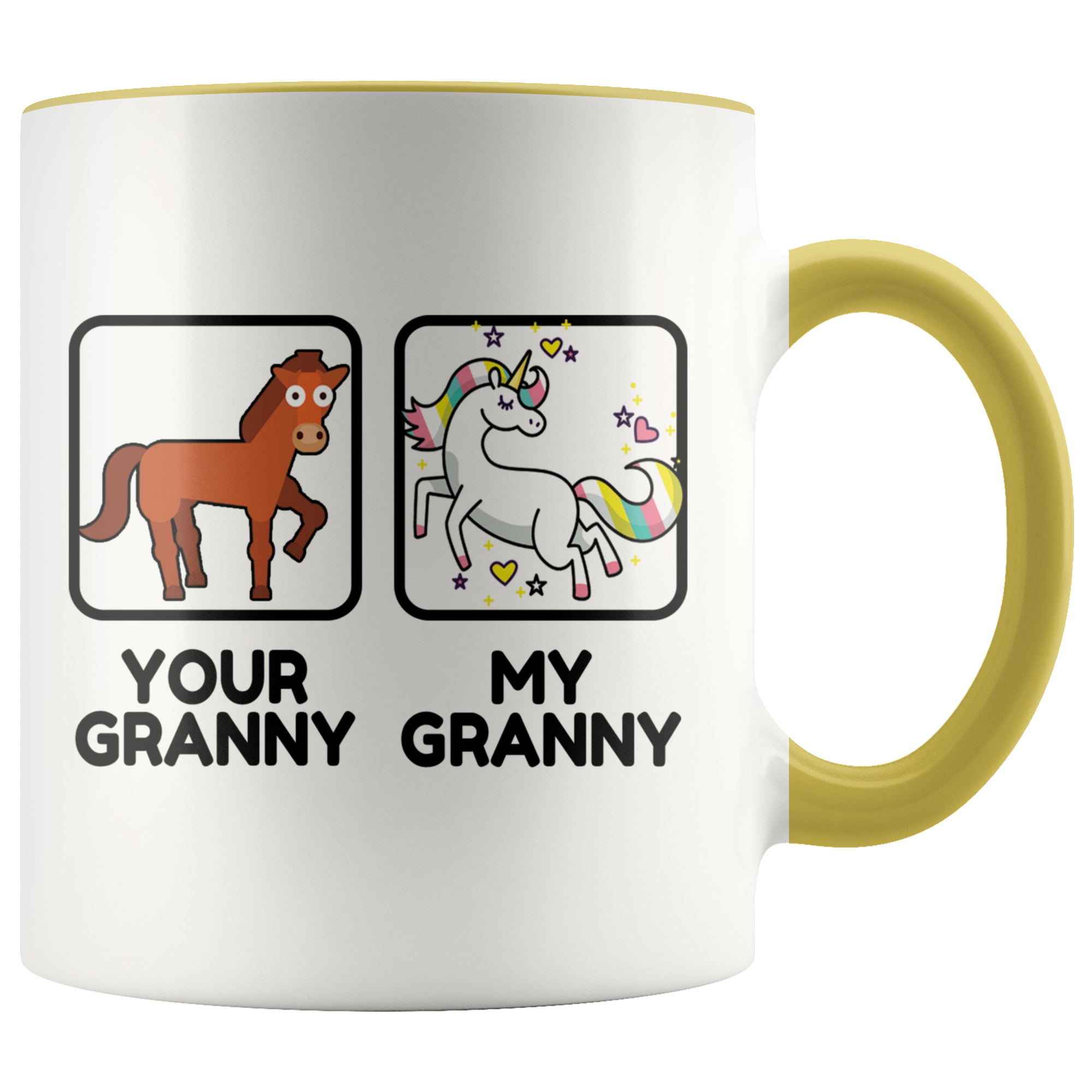 Accent Mug - Your Granny My Granny Unicorn